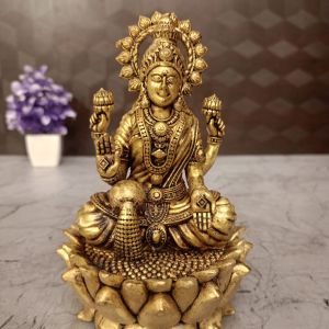 Buy Brass Fine Art Lakshmi Statue 5″