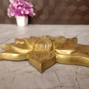 Buy Brass Handicraft Lotus Wall Mount 5″