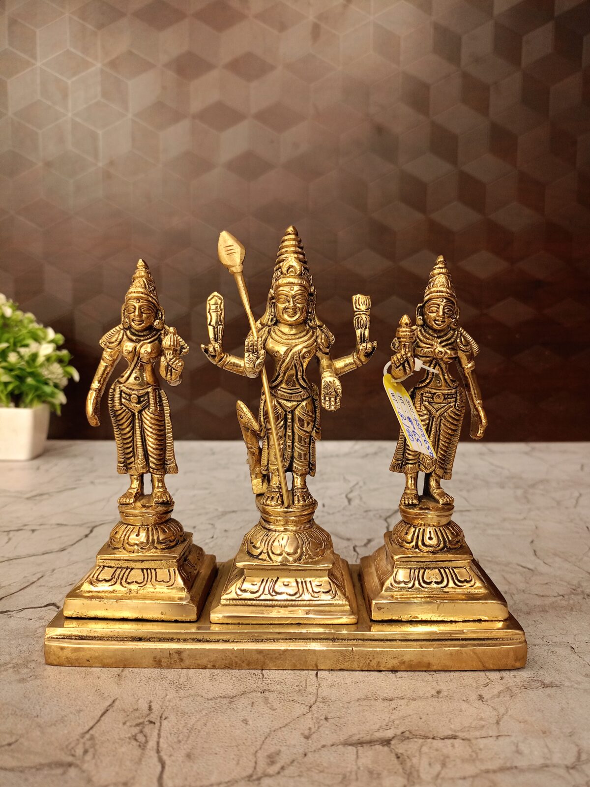brass murugan valli deivanai idol pooja gift vgocart coimbatore india 1 scaled