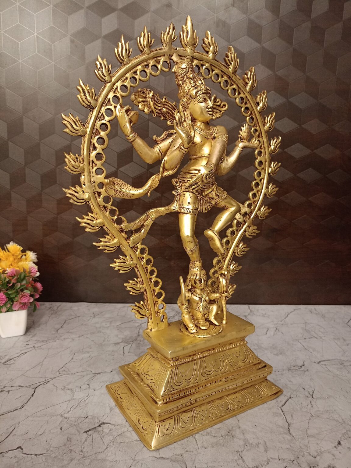 Buy Brass Pure Brass Natarajar Statue 20″