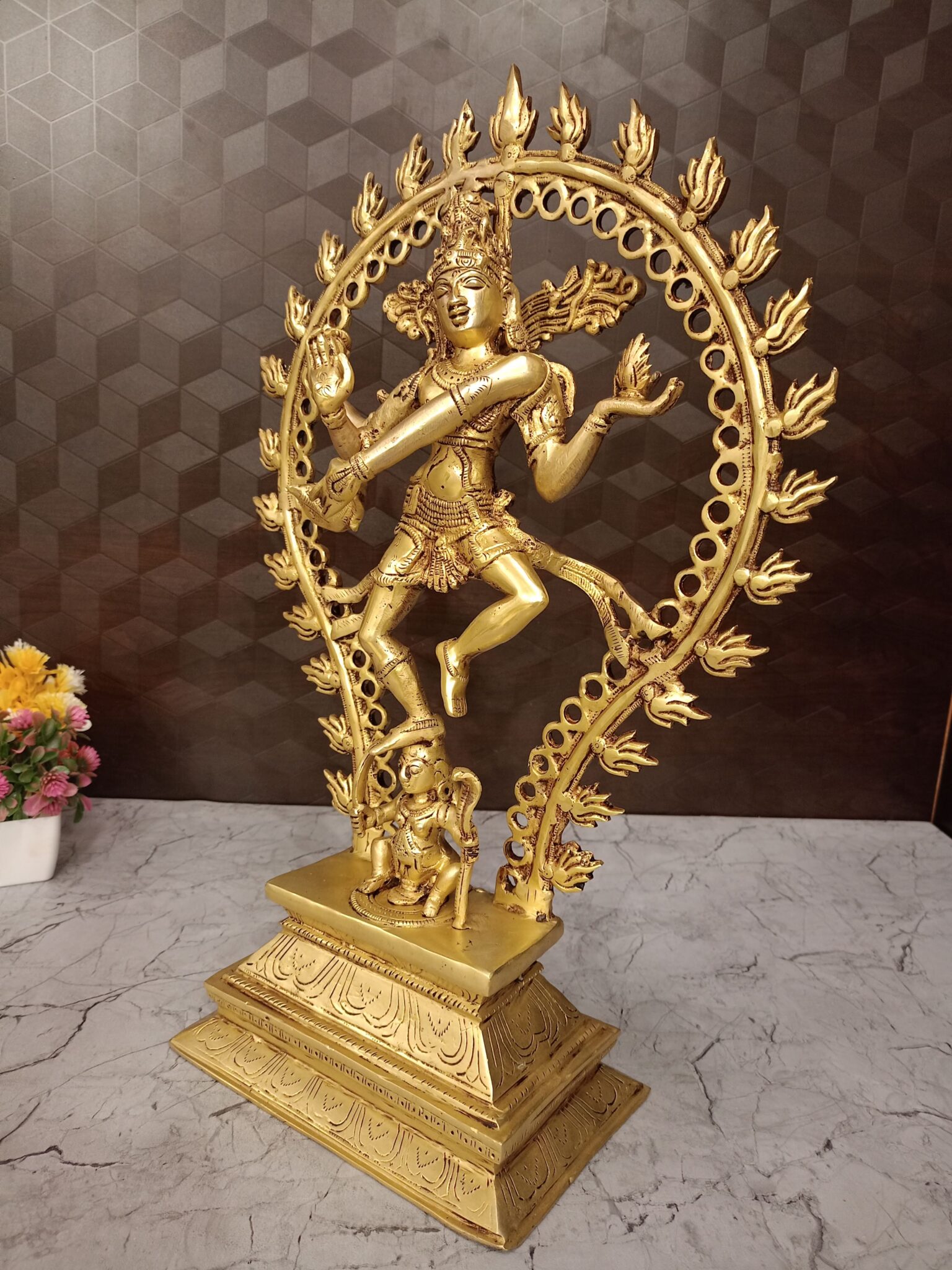 Buy Brass Pure Brass Natarajar Statue 20″