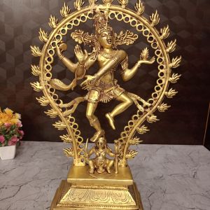 Buy Brass Pure Brass Natarajar Statue 20″