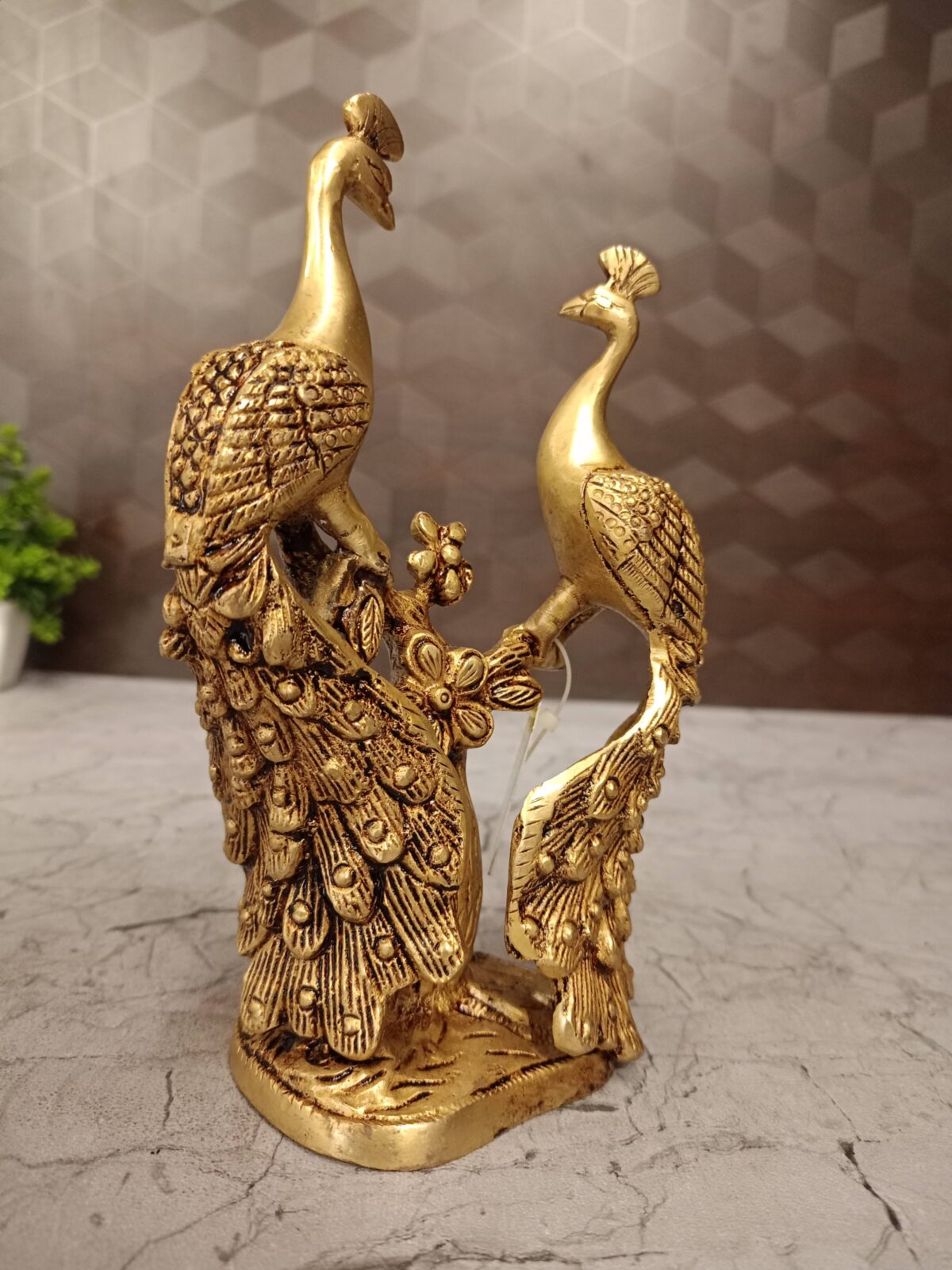 brass peacock home decor gift vgocart coimbatore india2 scaled