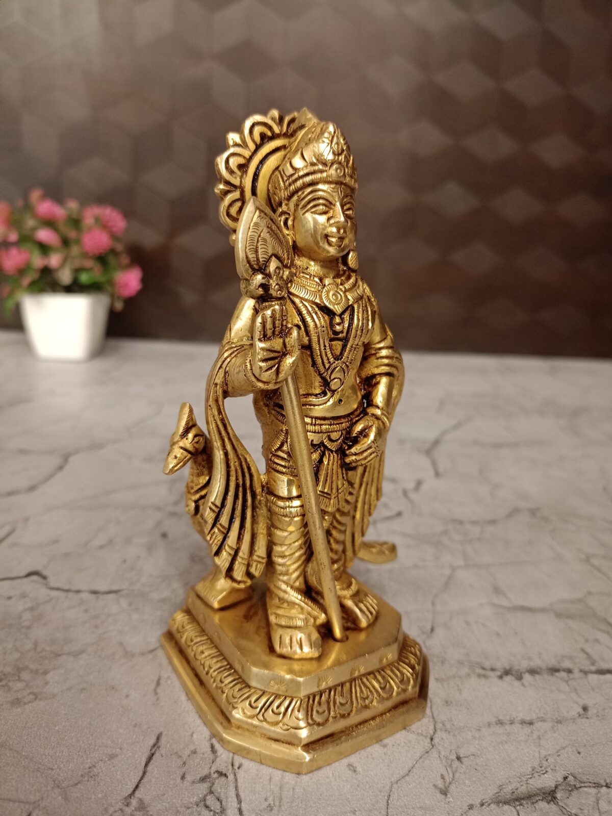 brass superfine murugan idol pooja gift vgocart coimbatore india1 scaled