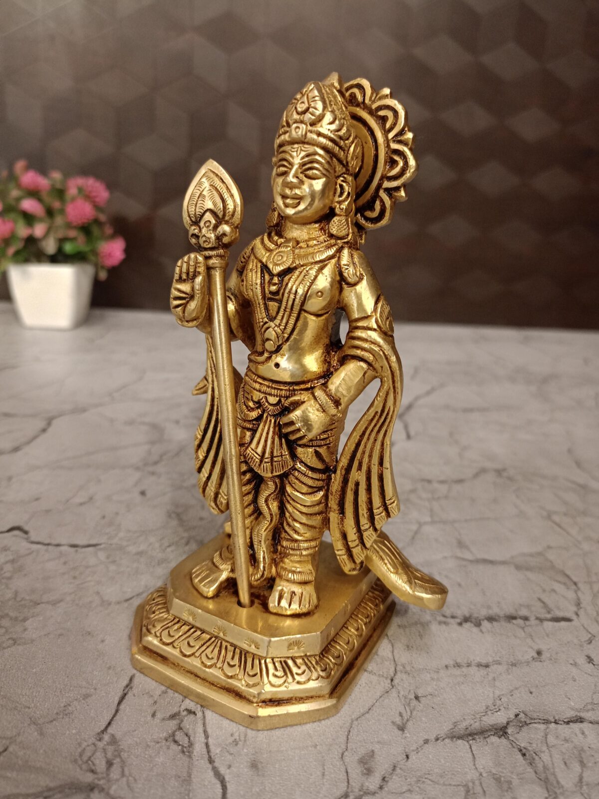 brass superfine murugan idol pooja gift vgocart coimbatore india3 scaled