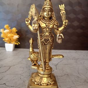 Buy Brass Murugan Statue 9.5″