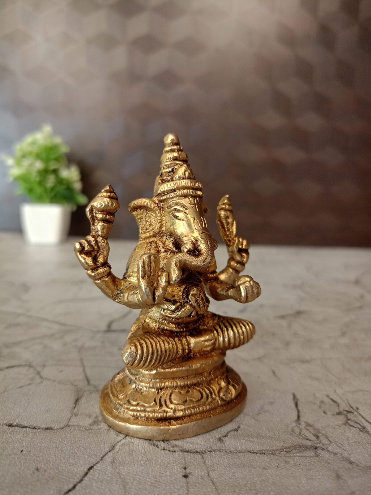 brass valamburi ganesha idol pooja gift vgocart coimbatore india1 scaled