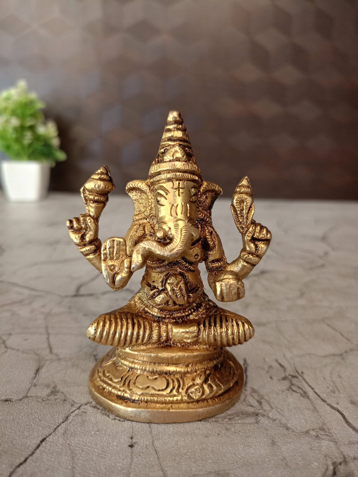 brass valamburi ganesha idol pooja gift vgocart coimbatore india3 scaled