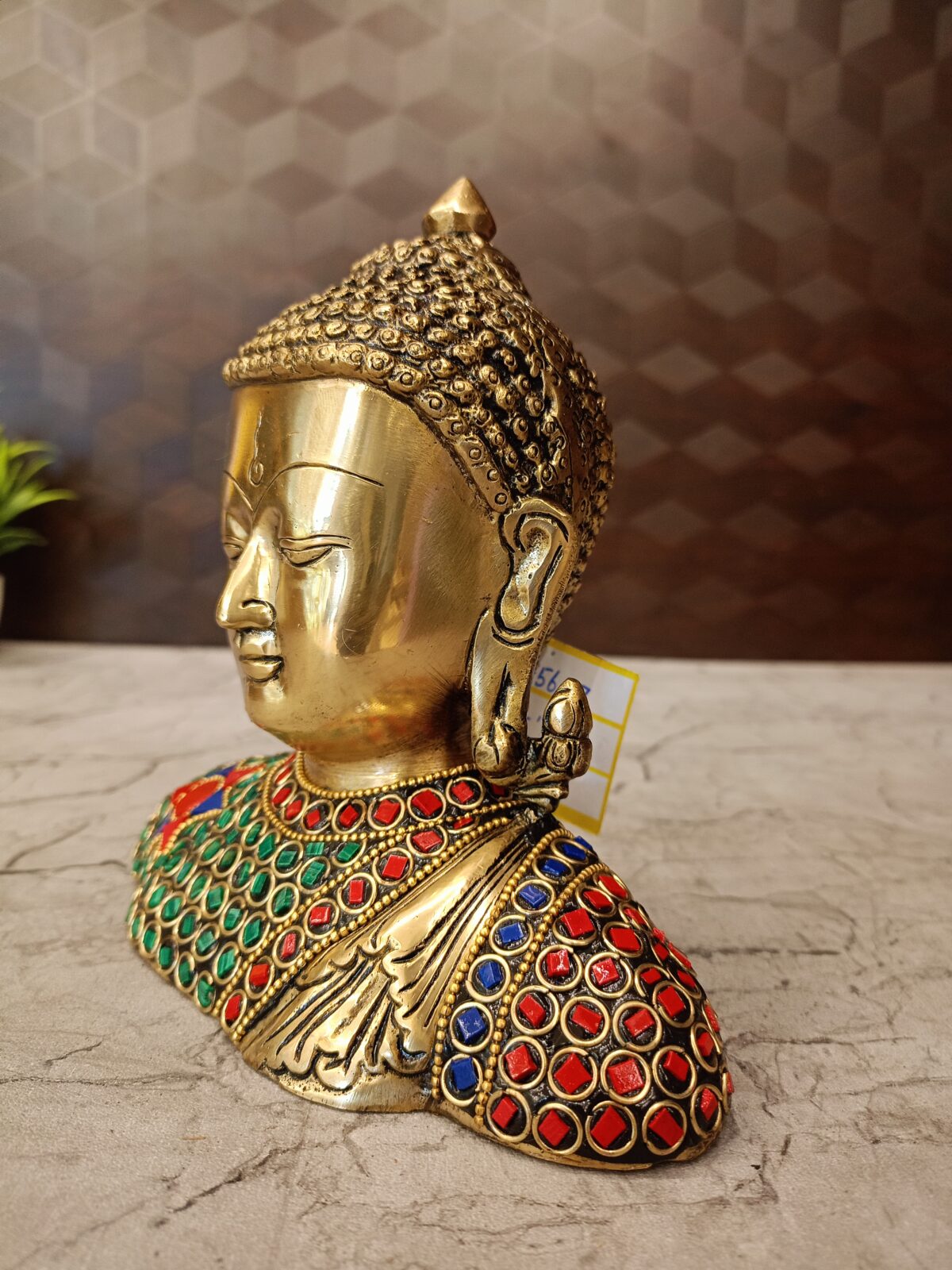Brass stone buddha idol pooja gift vgocart coimbatore india1 scaled