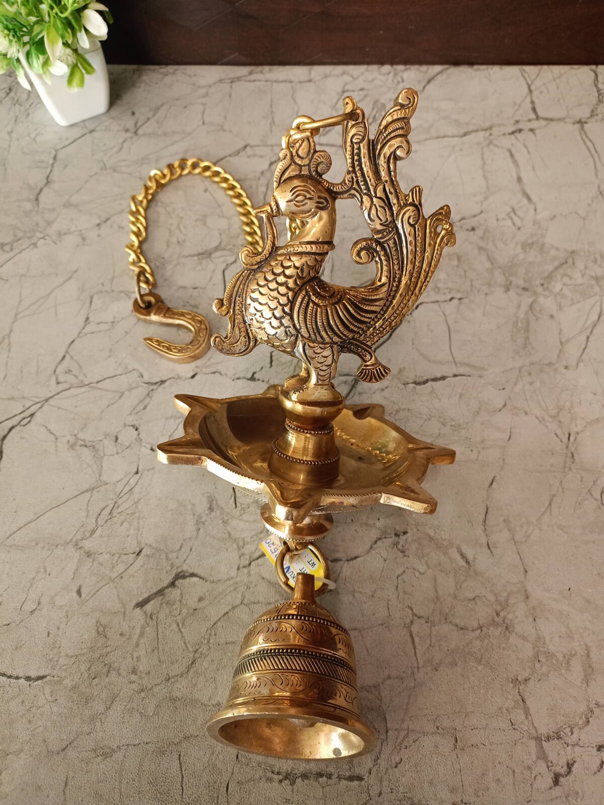 brass annam hanging diya pooja gift antique handicraft idol gocart coimbatore india scaled