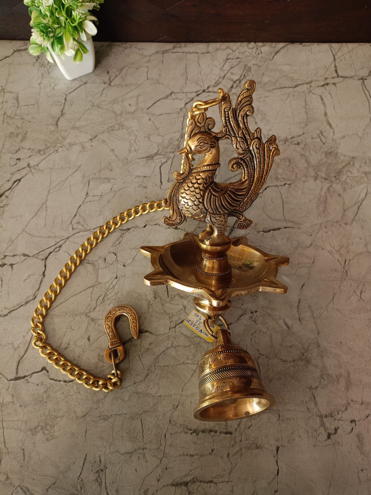 brass annam hanging diya pooja gift antique handicraft idol gocart coimbatore india1 scaled
