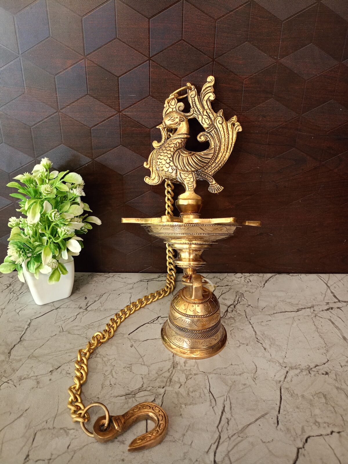 brass annam hanging diya pooja gift antique handicraft idol gocart coimbatore india3 scaled