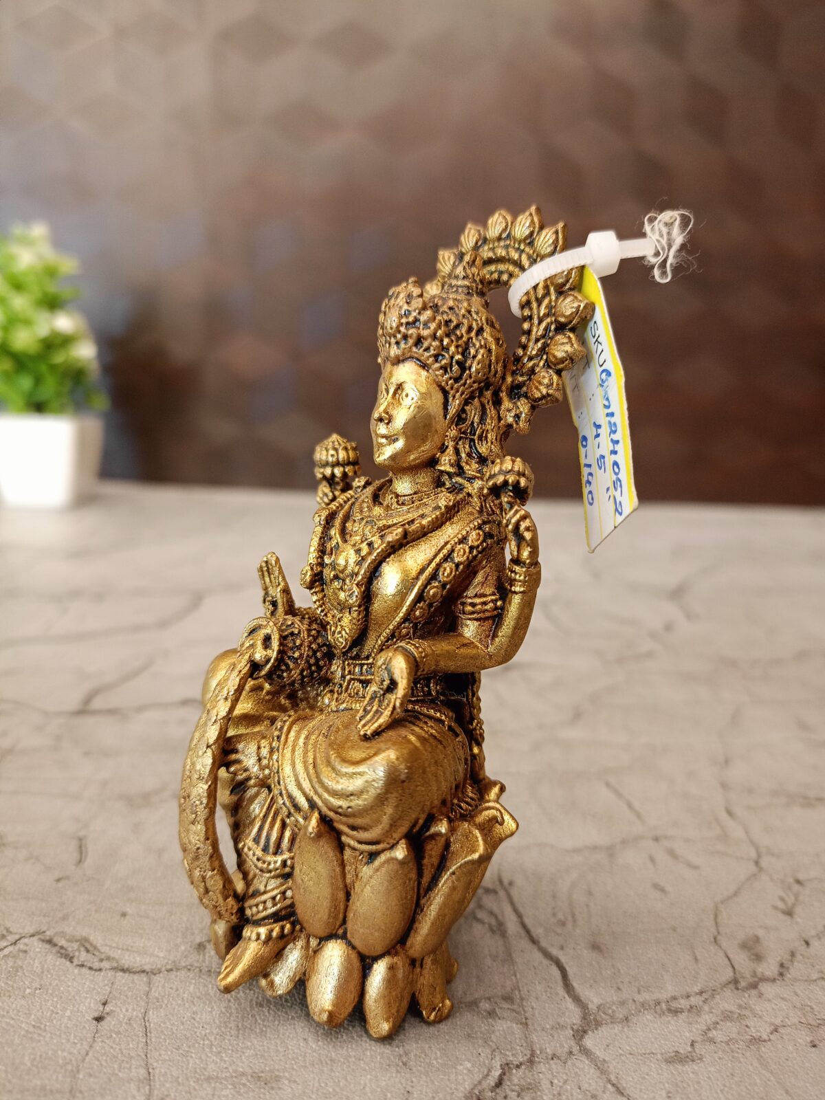 brass fine art lakshmi statue pooja gift vgocart coimbatore india scaled