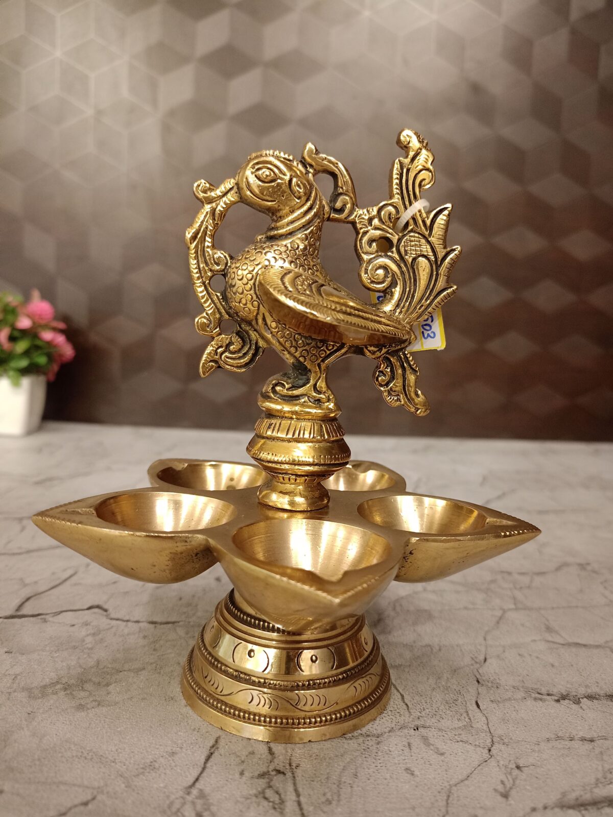 brass five face annam diya pooja gift vgocart coimbatore india scaled