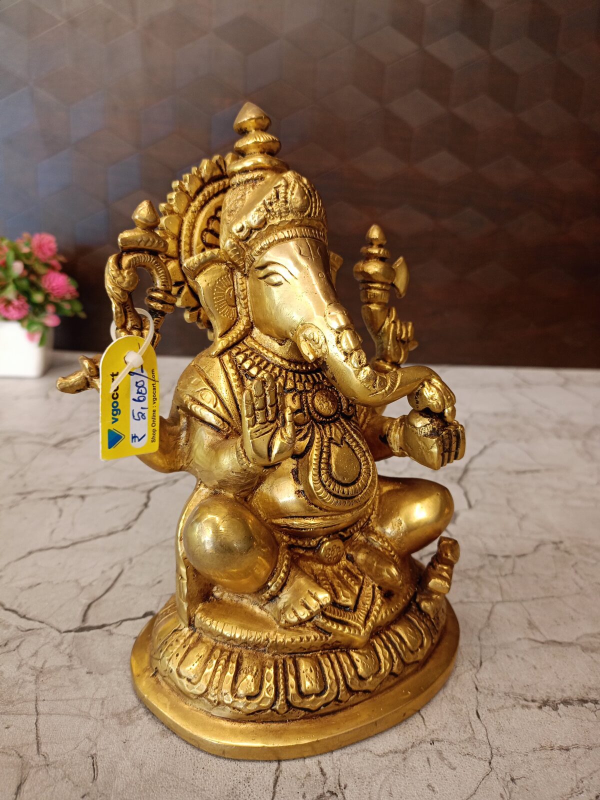 brass ganesha idol pooja gift vgocart coimbatore india2 scaled