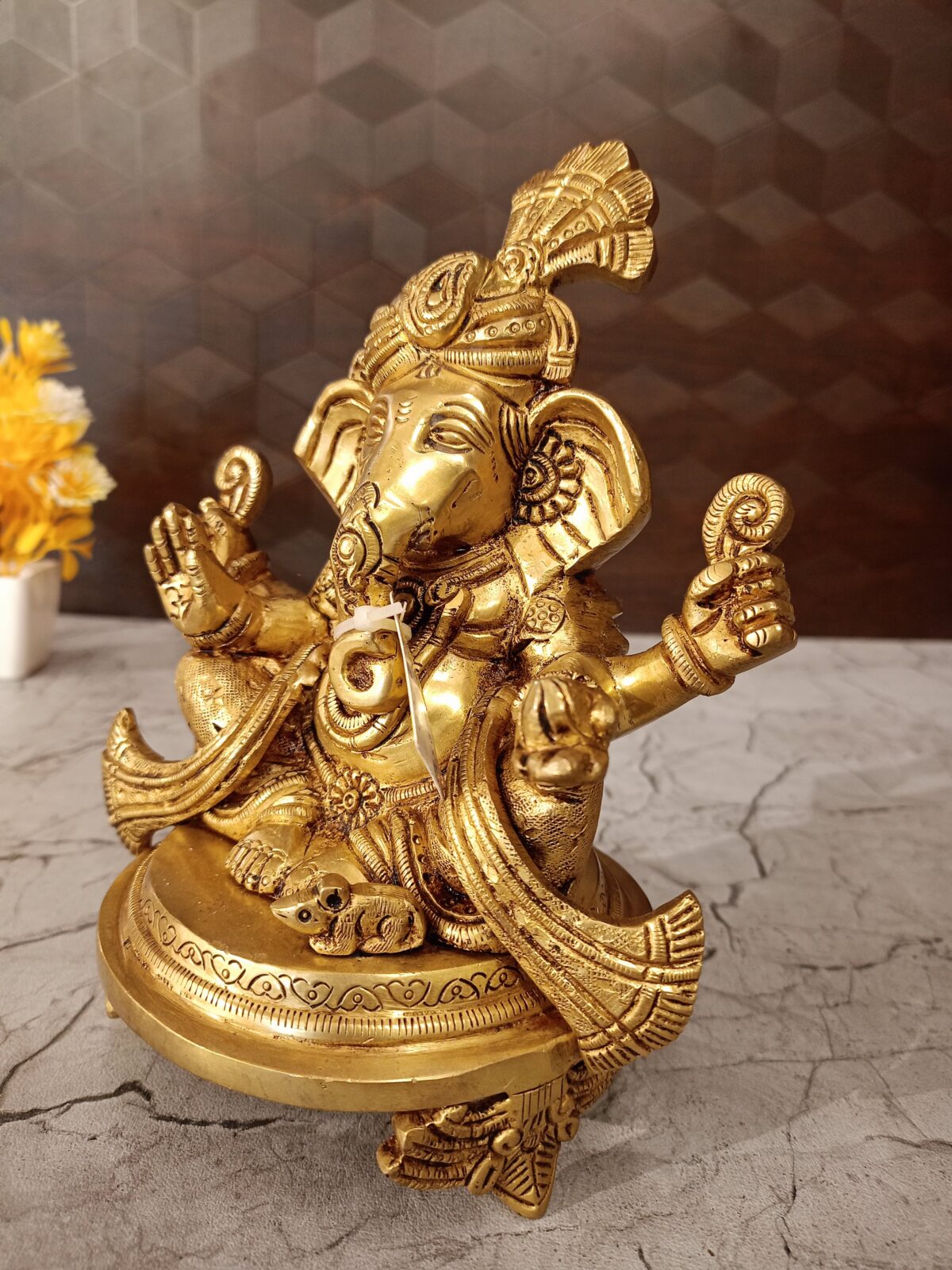 brass pagadi ganesha idol pooja gift vgocart coimbatore india1 scaled