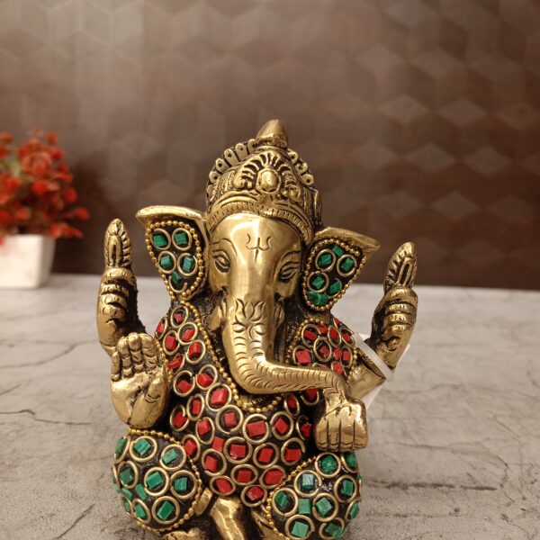 brass-stone-ganesha
