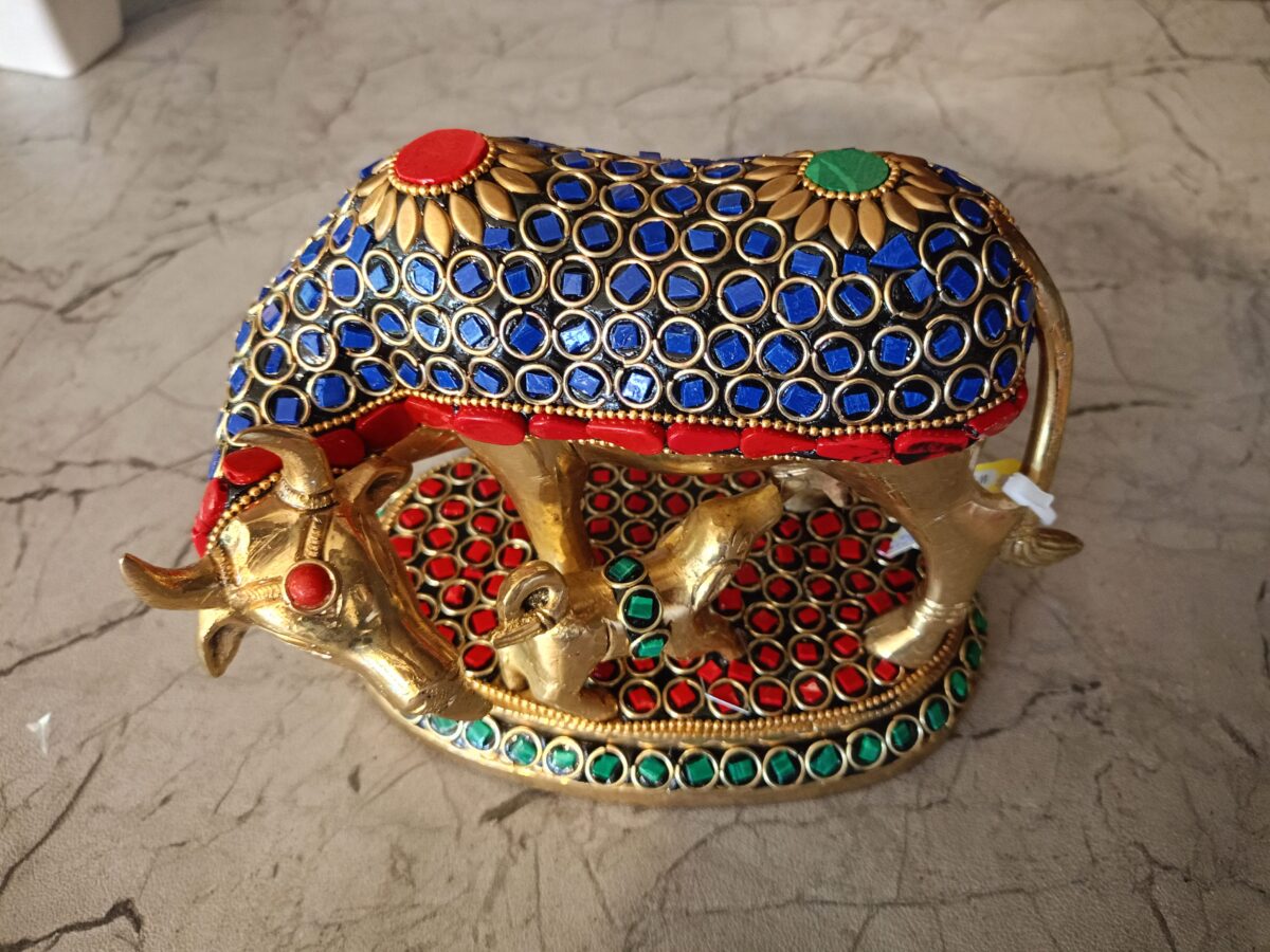 brass stone ganesha idol pooja gift vgocart coimbatore india 3 scaled