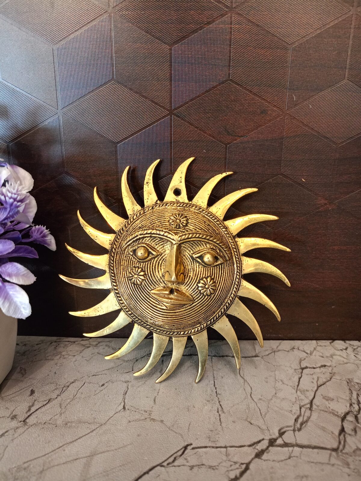 brass sun face idol pooja wall mount vgocart coimbatore india3 scaled