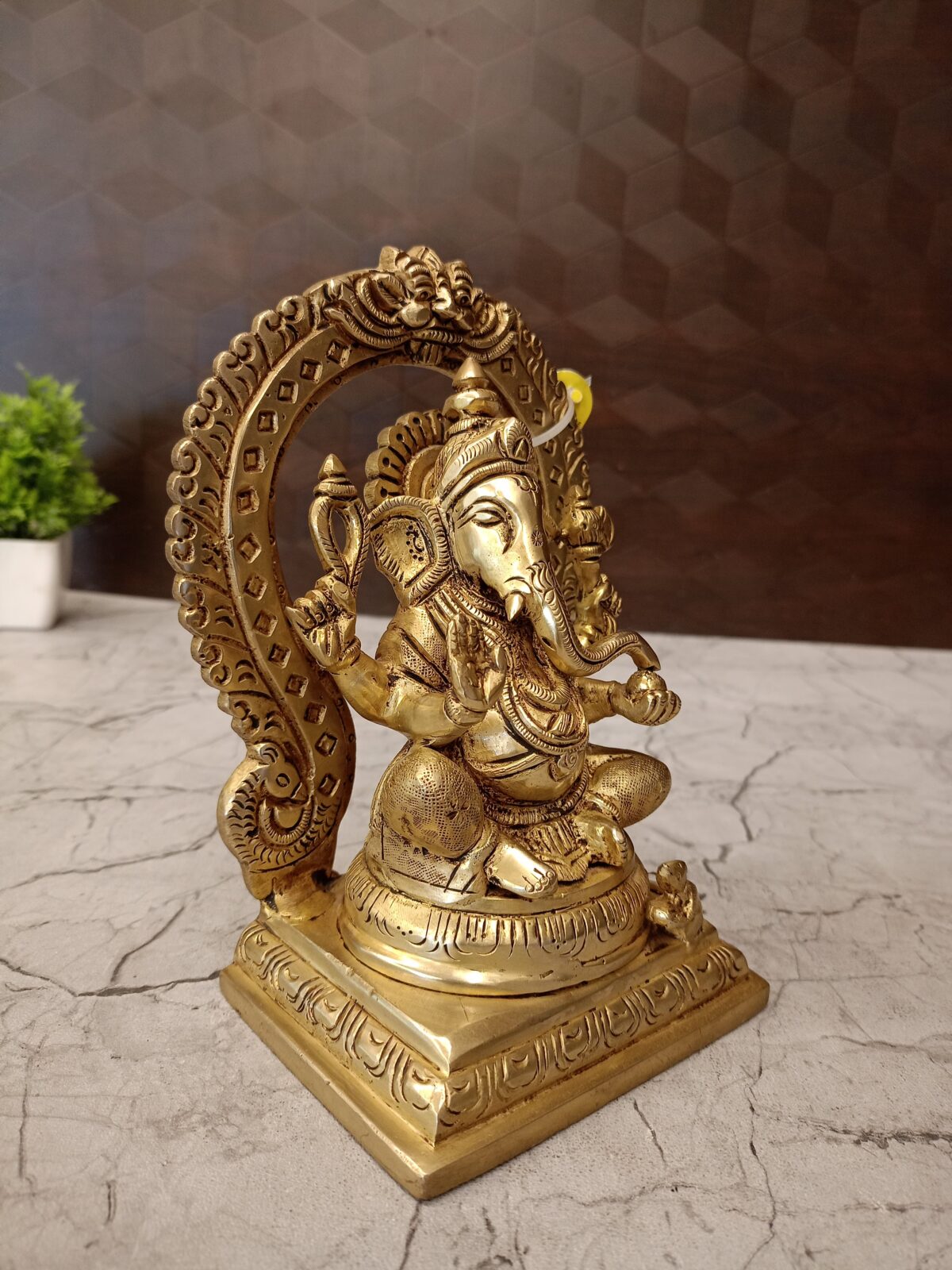 brass arch ganesha idol pooja gift vgocart coimbatore india scaled