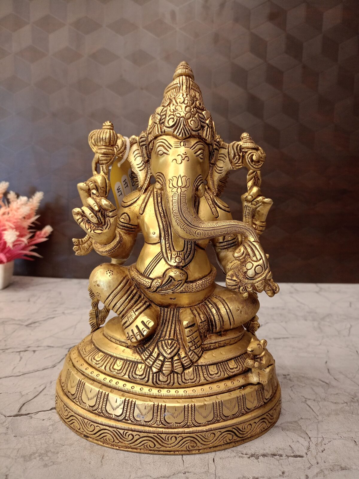 brass big ganesha round base pooja gift vgocart coimbatore india4 scaled