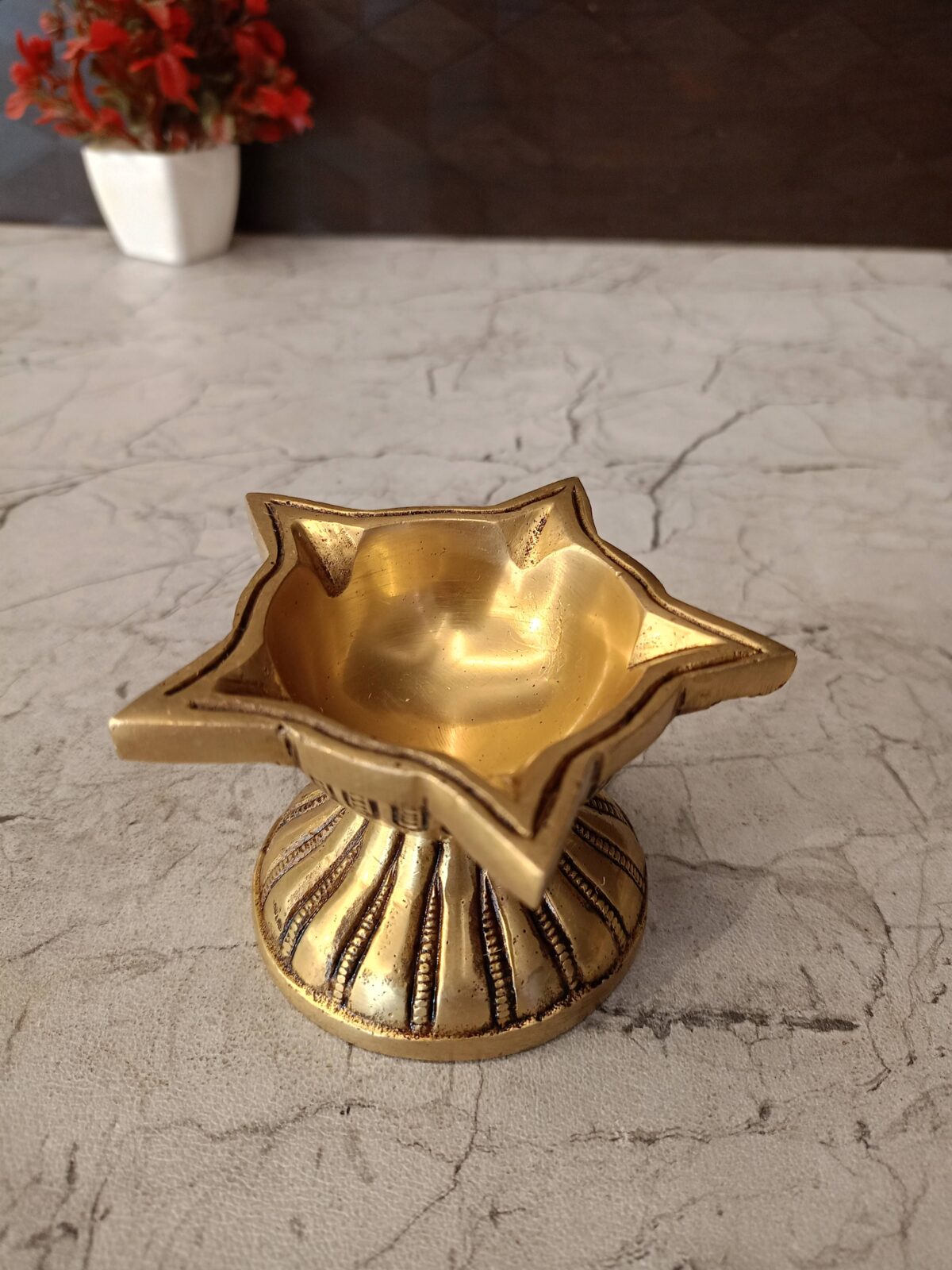 brass five face diya pooja gift vgocart coimbatore india scaled