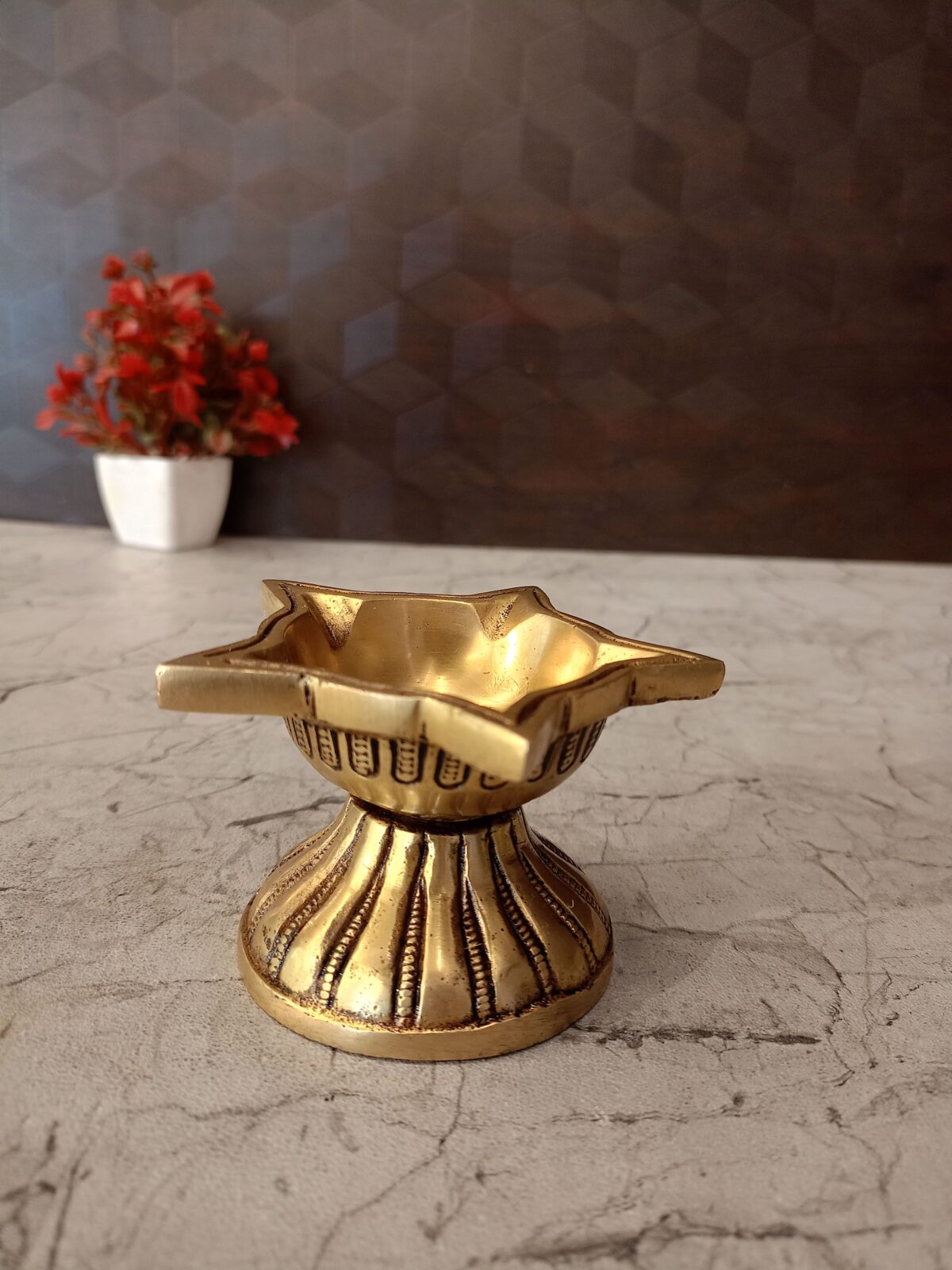 brass five face diya pooja gift vgocart coimbatore india1 scaled