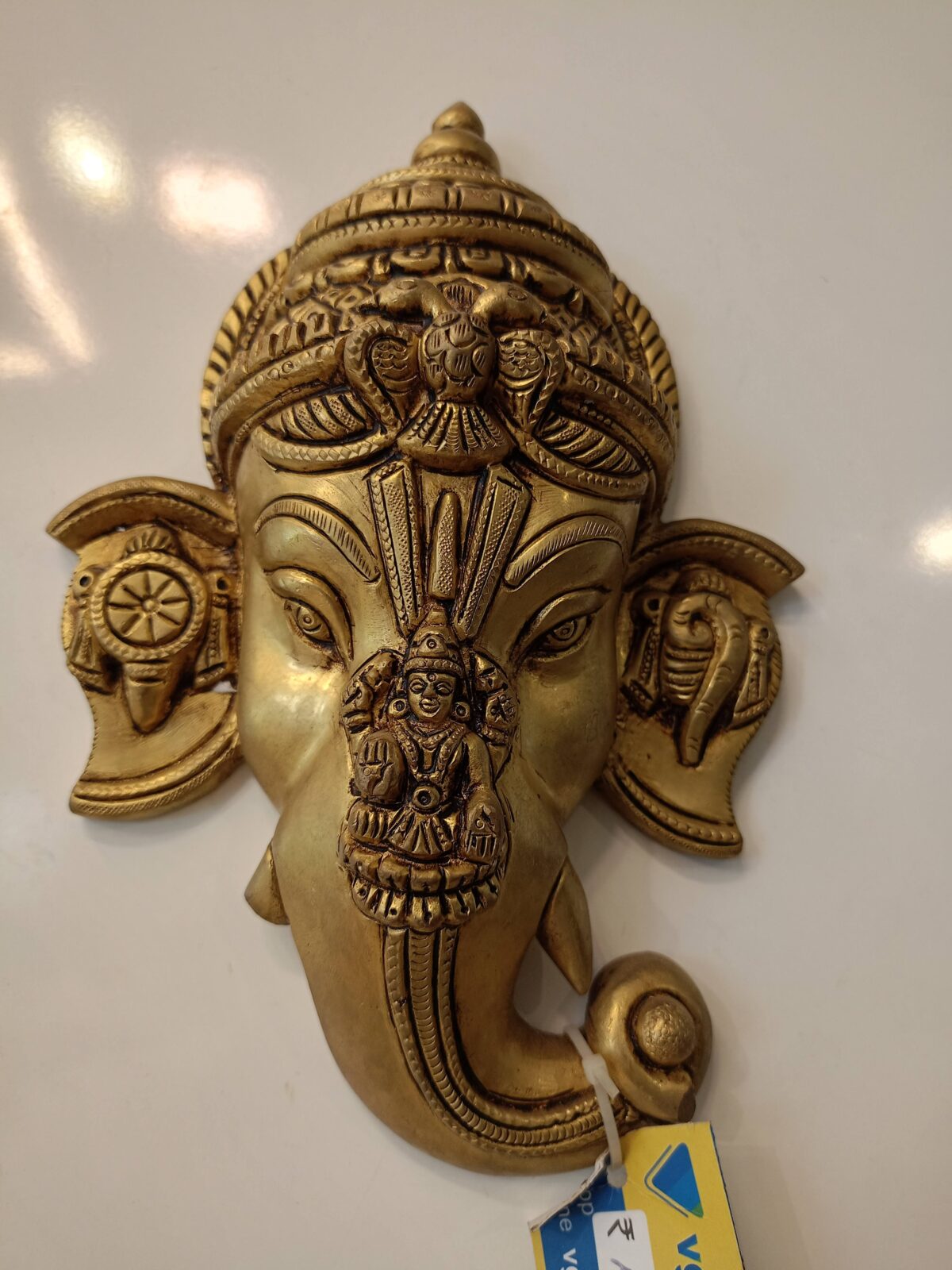 brass ganesha lakshmi wall mount pooja gift vgocart coimbatore india scaled