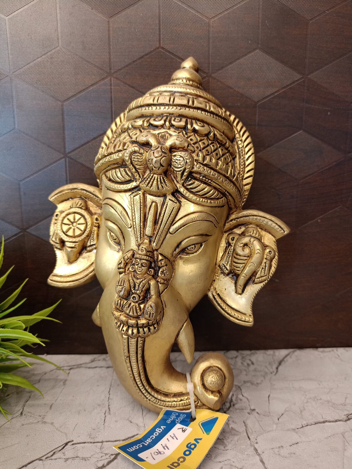 brass ganesha lakshmi wall mount pooja gift vgocart coimbatore india2 scaled