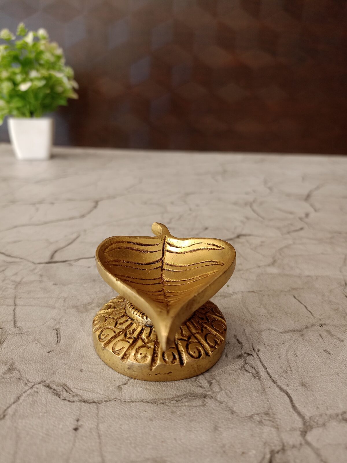 brass leaf diya pooja gift vgocart coimbatore india scaled