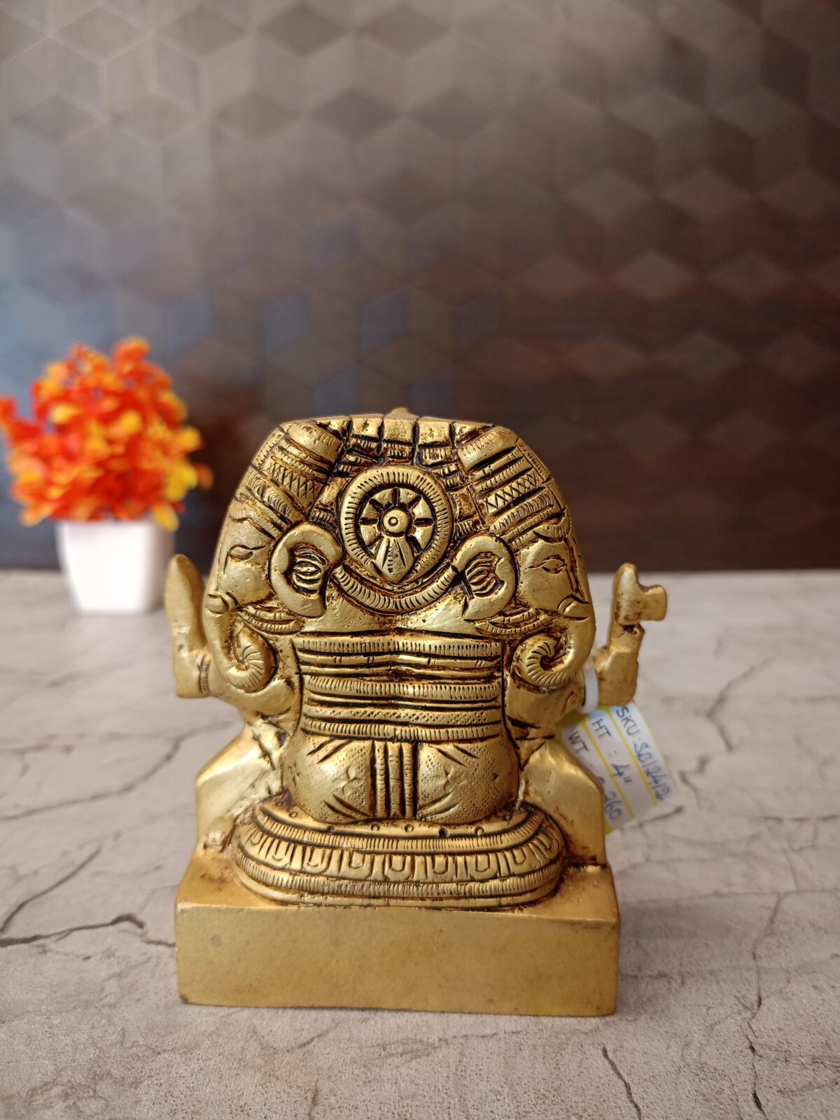 brass panjamuga ganesha idol pooja gift vgocart coimbatore india scaled