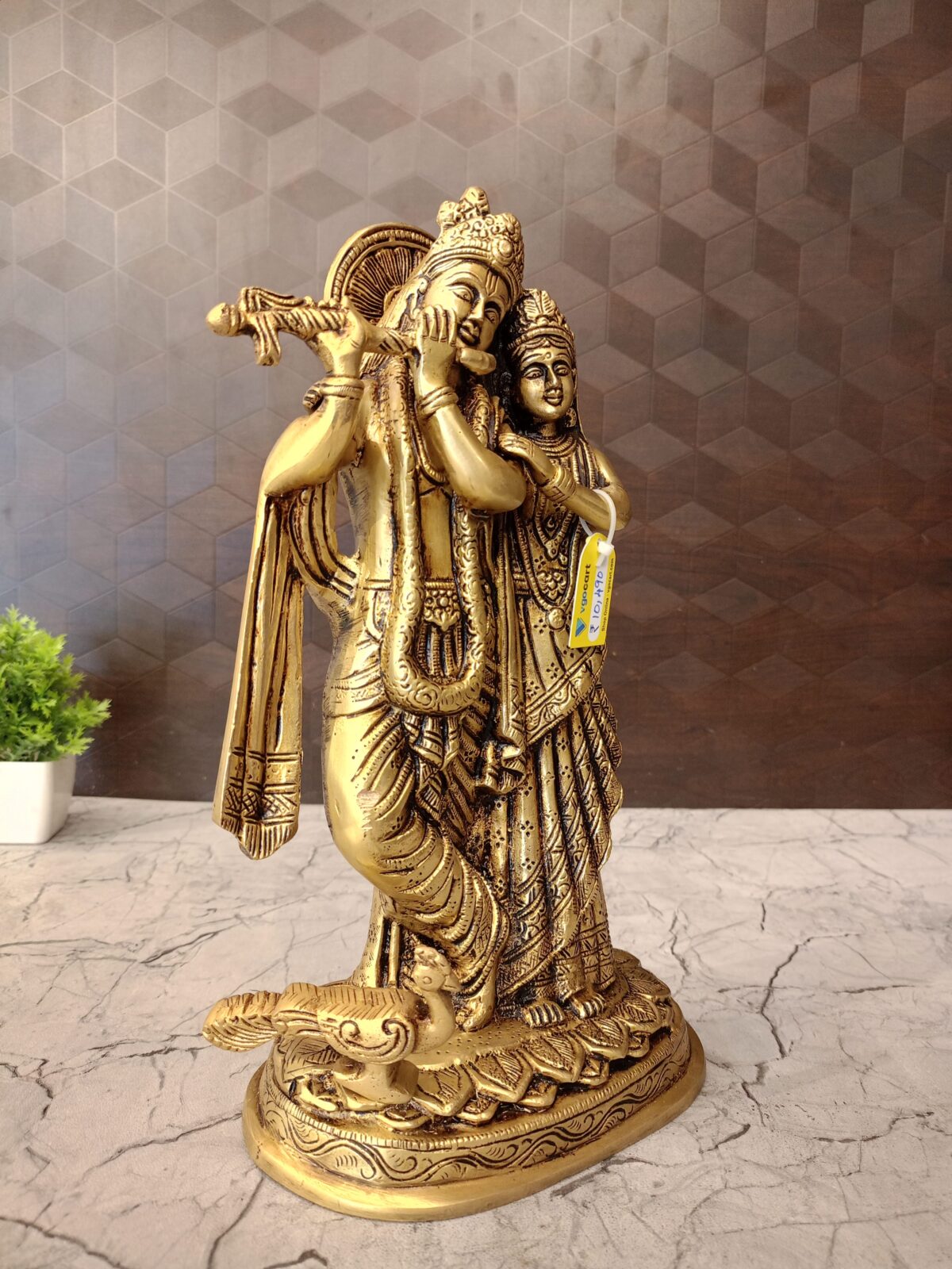 brass radha krishna idol pooja gift vgocart coimbatore india2 2 scaled
