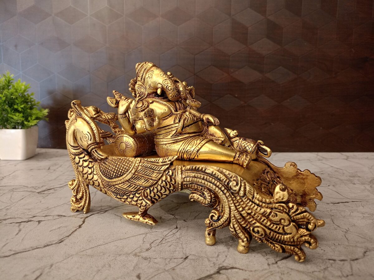 brass sofa ganesha idol pooja gift vgocart coimbatore india1 scaled