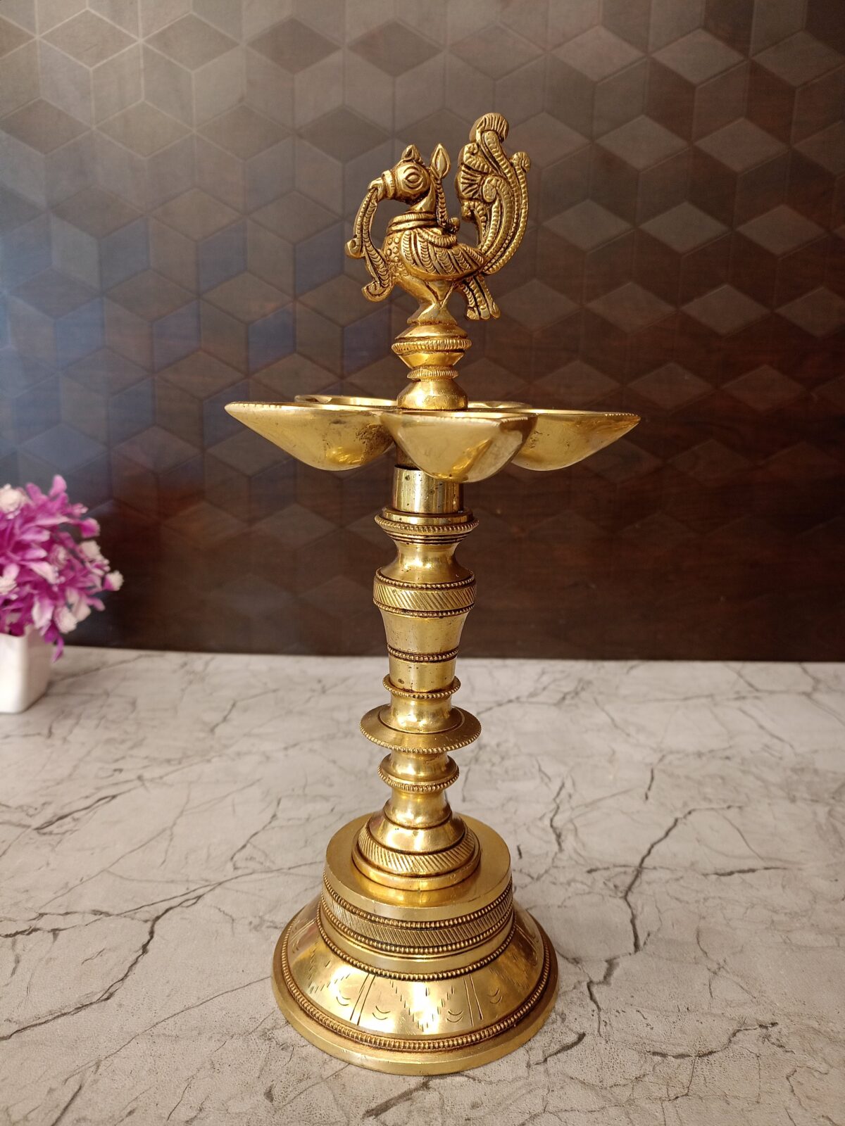 brass annam five face kuthu vilakku pooja gift vgocart coimbatore india2 scaled