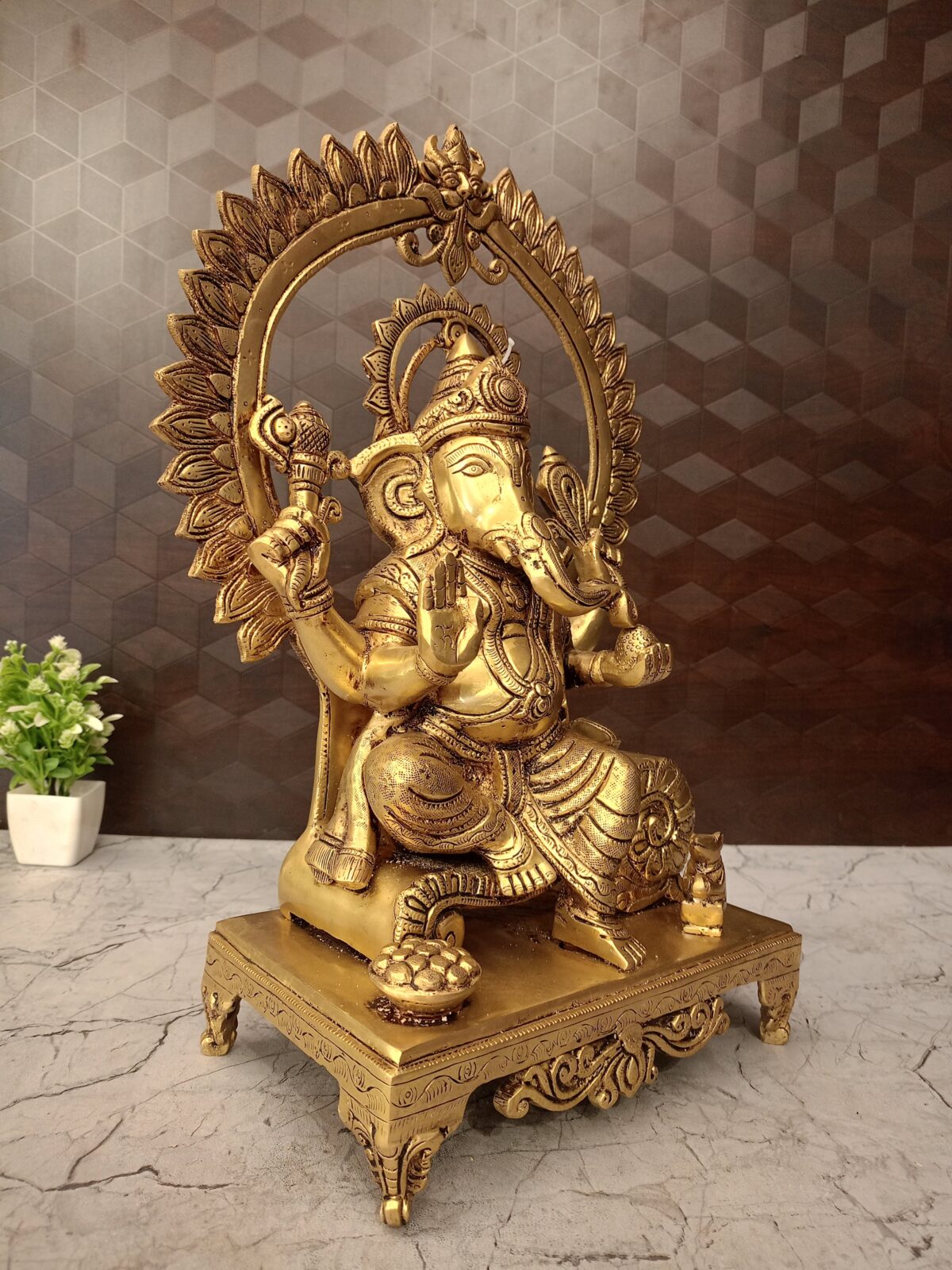 brass arch ganesha pooja gift vgocart coimbatore india1 1 scaled