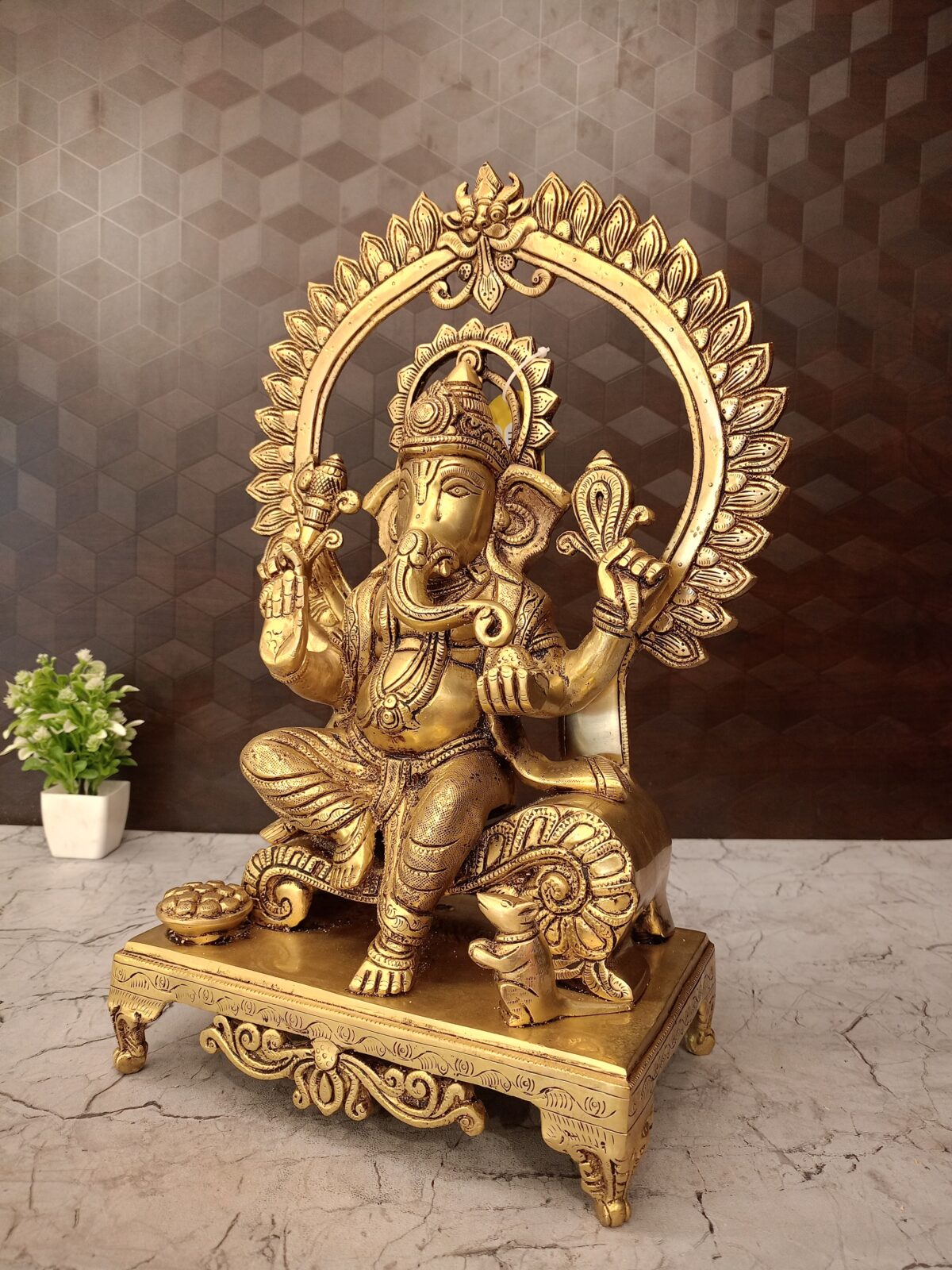brass arch ganesha pooja gift vgocart coimbatore india2 1 scaled