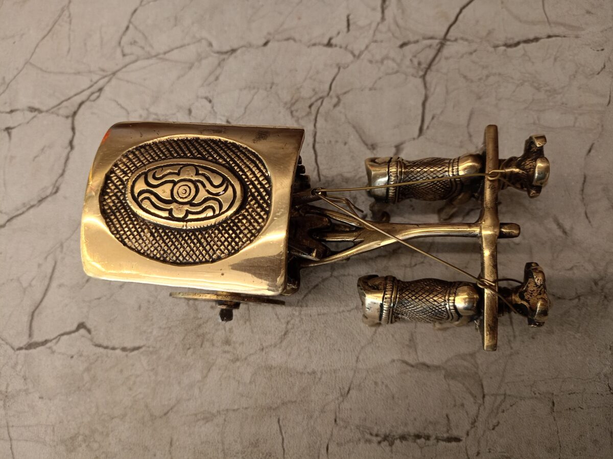 brass bullockcart gift home decor vgocart coimbatore india3 scaled