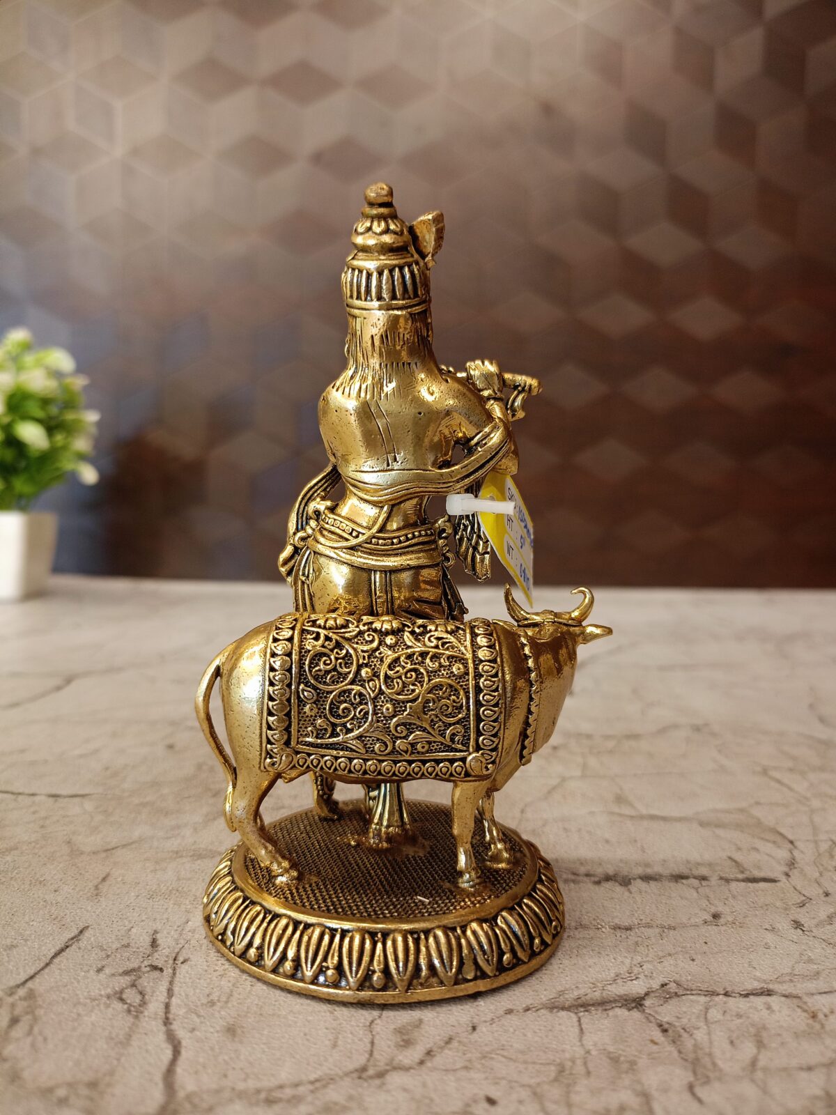 brass cow krishna idol pooja gift vgocart coimbatore3 scaled