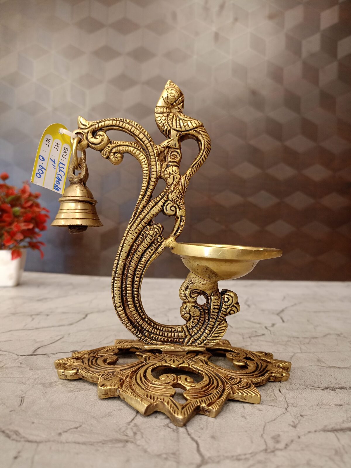 brass designer base diya bell pooja gift vgocart coimbatore india3 1 scaled