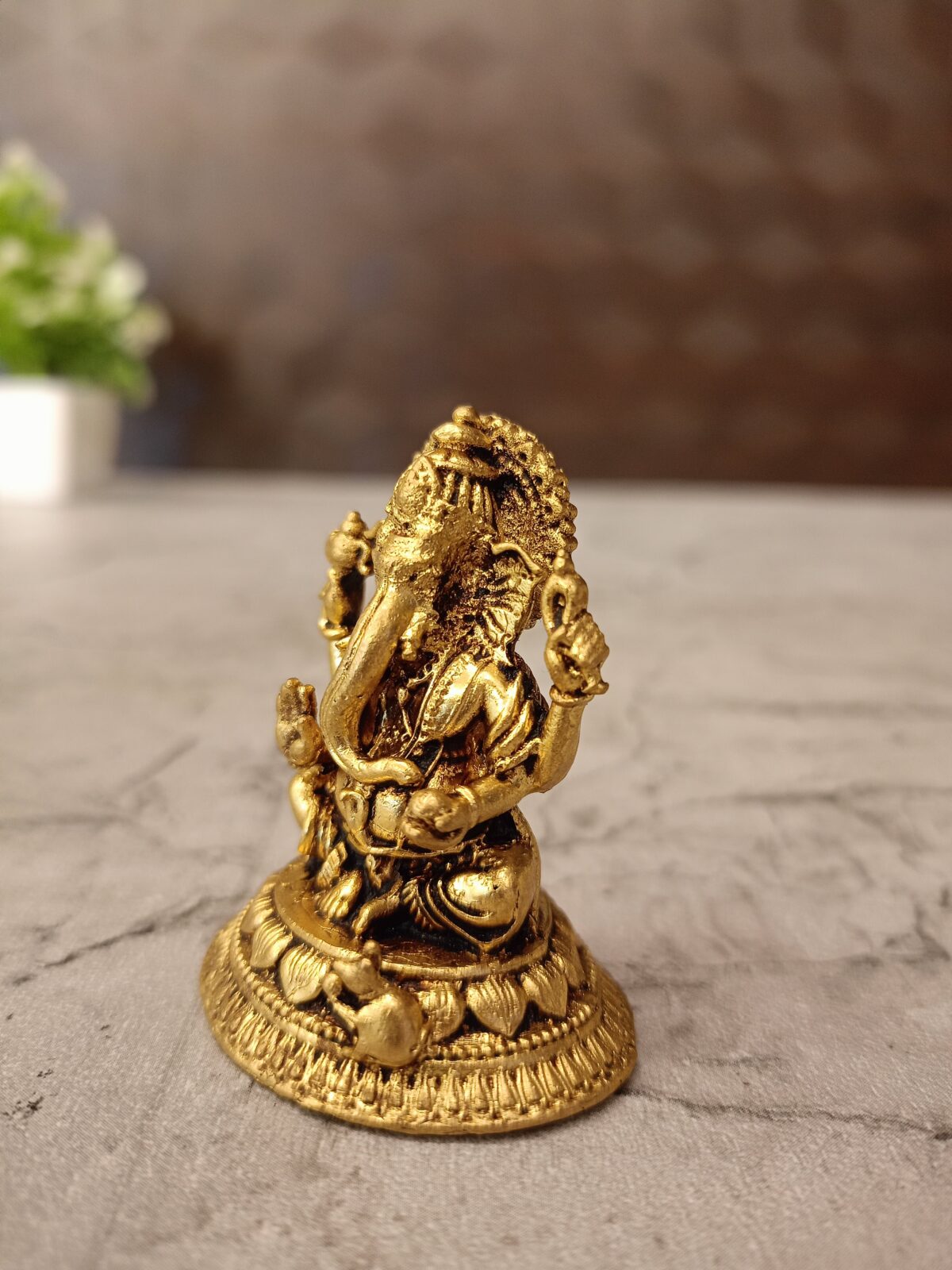 brass fine art ganesha idol pooja gift vgocart coimbatore india1 scaled
