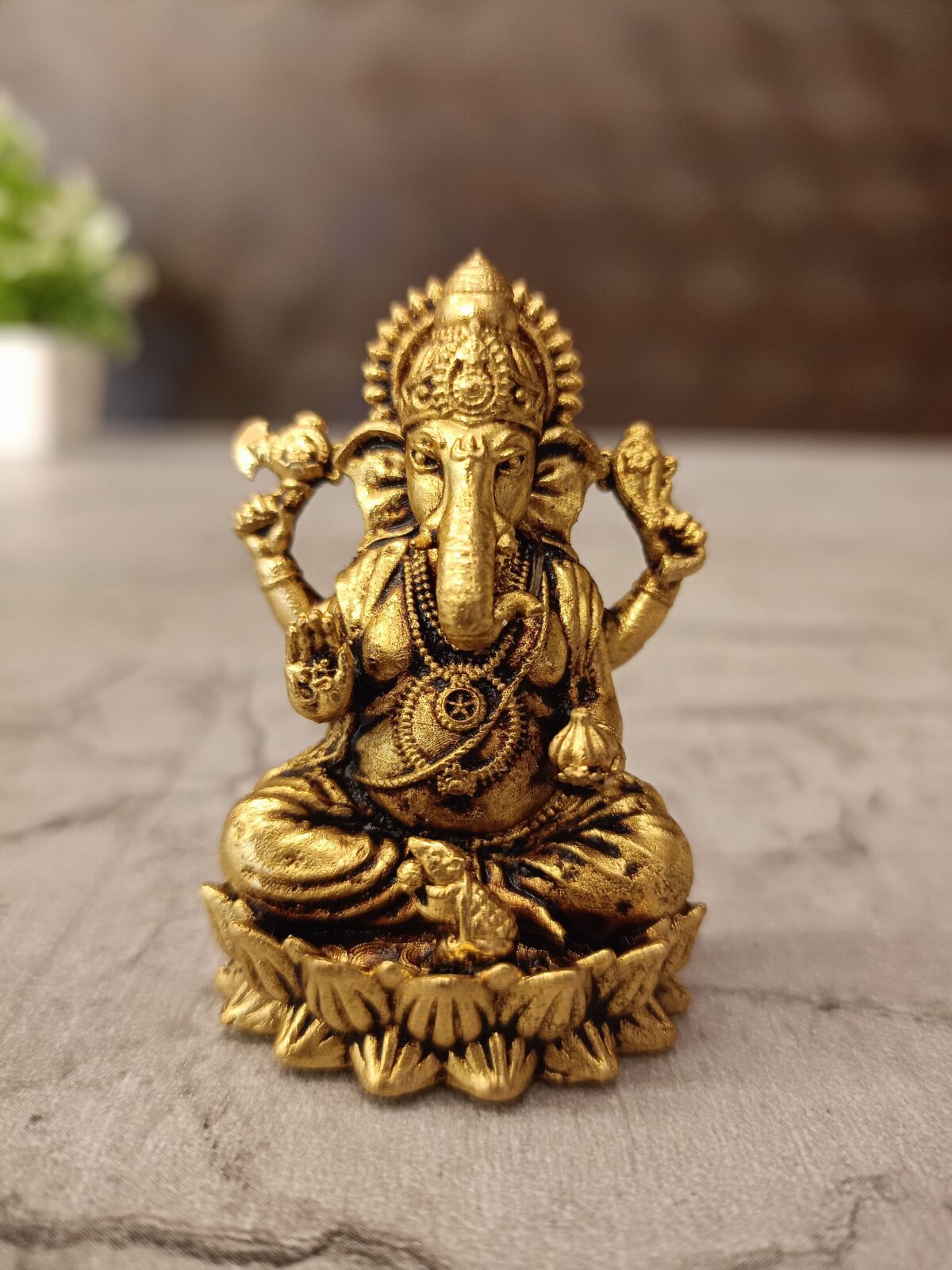 brass fine art ganesha idol pooja gift vgocart coimbatore india3 scaled