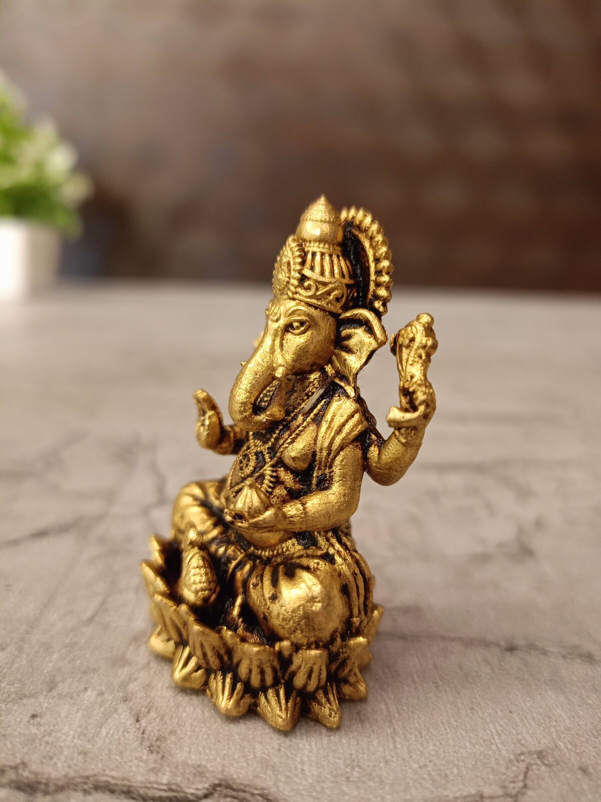 brass fine art ganesha idol pooja gift vgocart coimbatore india5 scaled