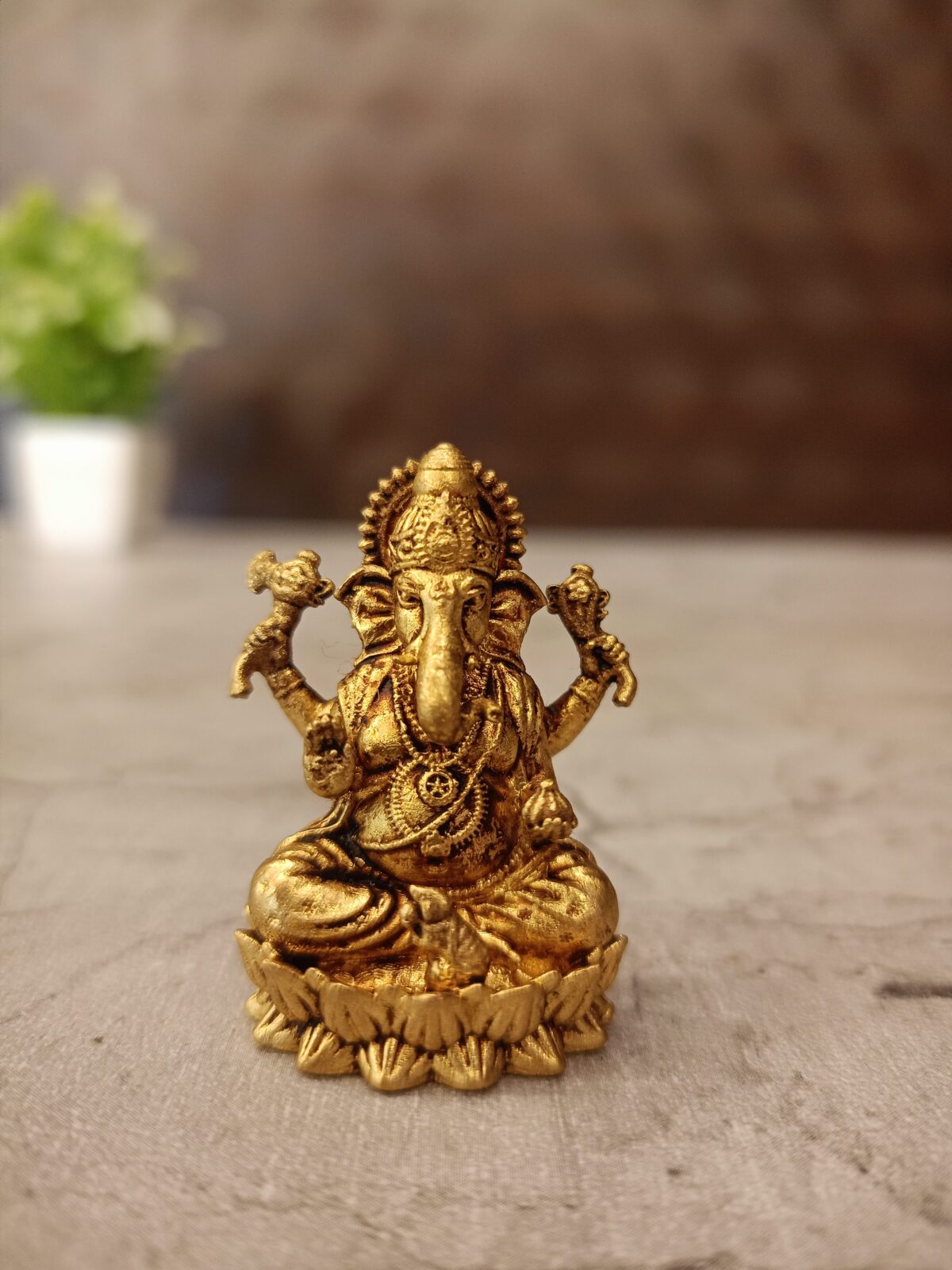 brass fine art ganesha idol pooja gift vgocart coimbatore india6 scaled