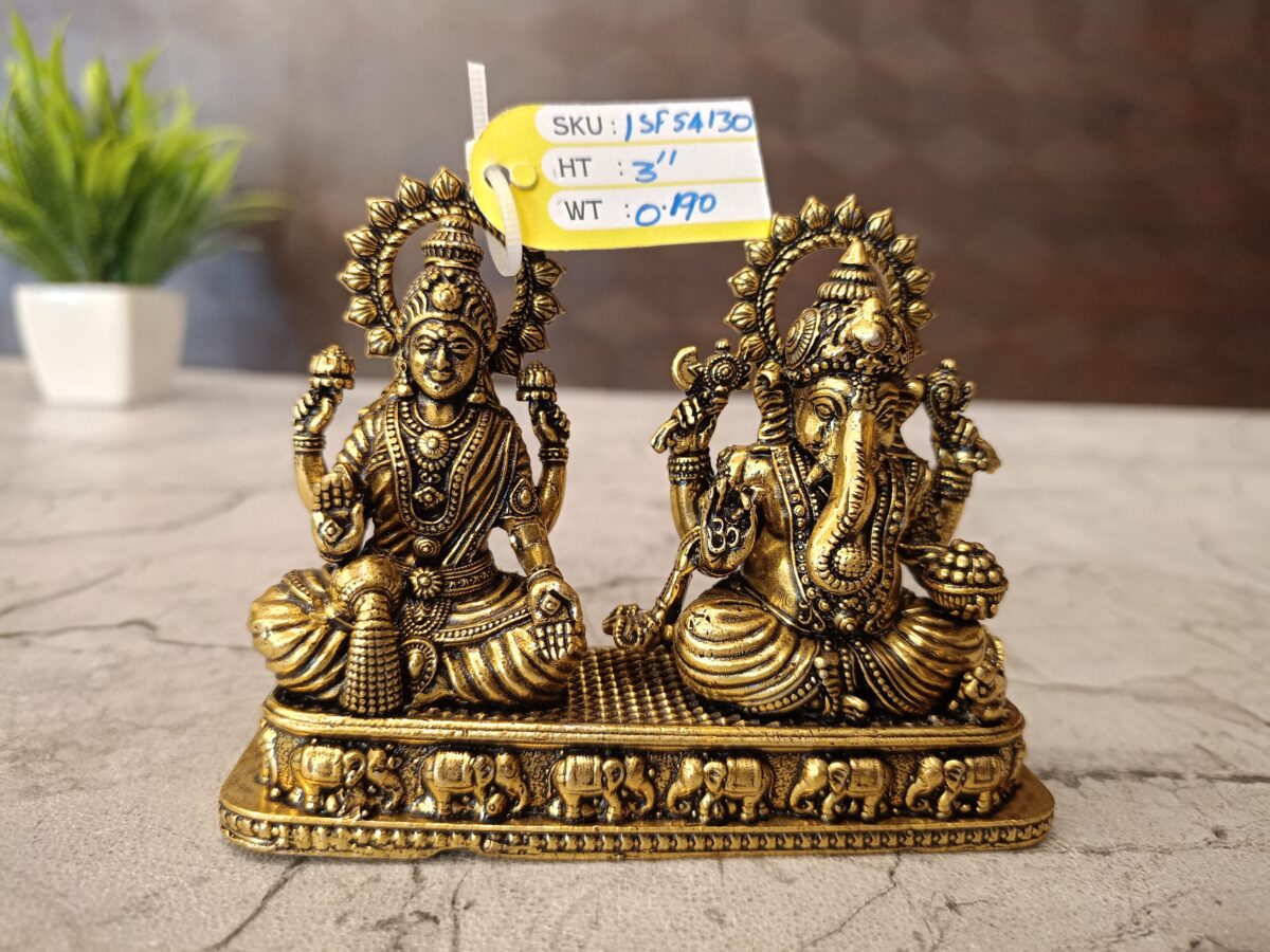 brass fine art lakshmi ganesha pooja gift vgocart coimbatore india scaled