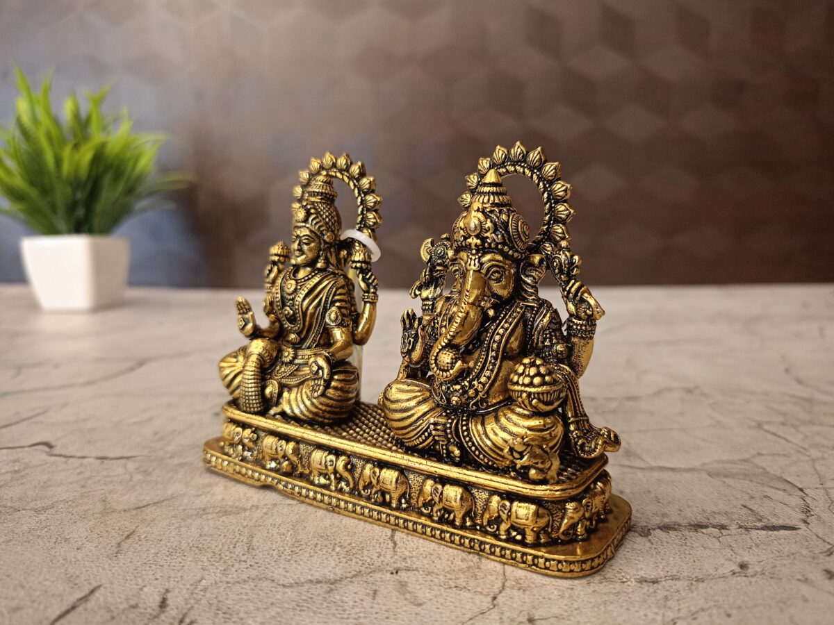 brass fine art lakshmi ganesha pooja gift vgocart coimbatore india3 scaled