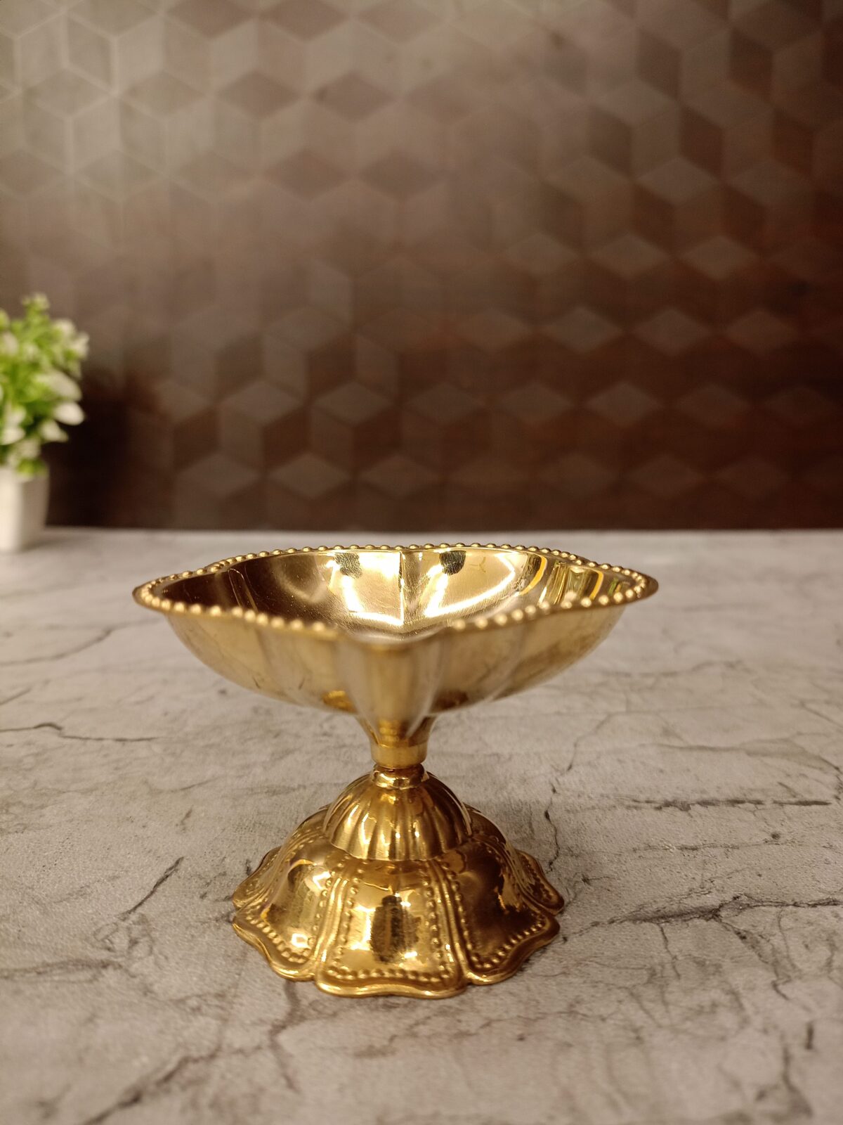 brass fine art single face diya pooja gift vgocart coimbatore india scaled