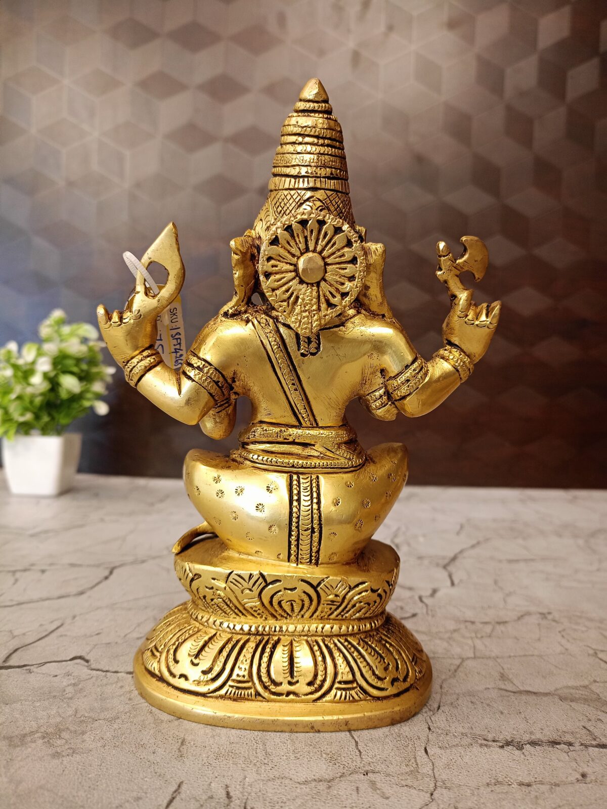 brass ganesha oval base pooja gift vgocart coimbatore india3 scaled
