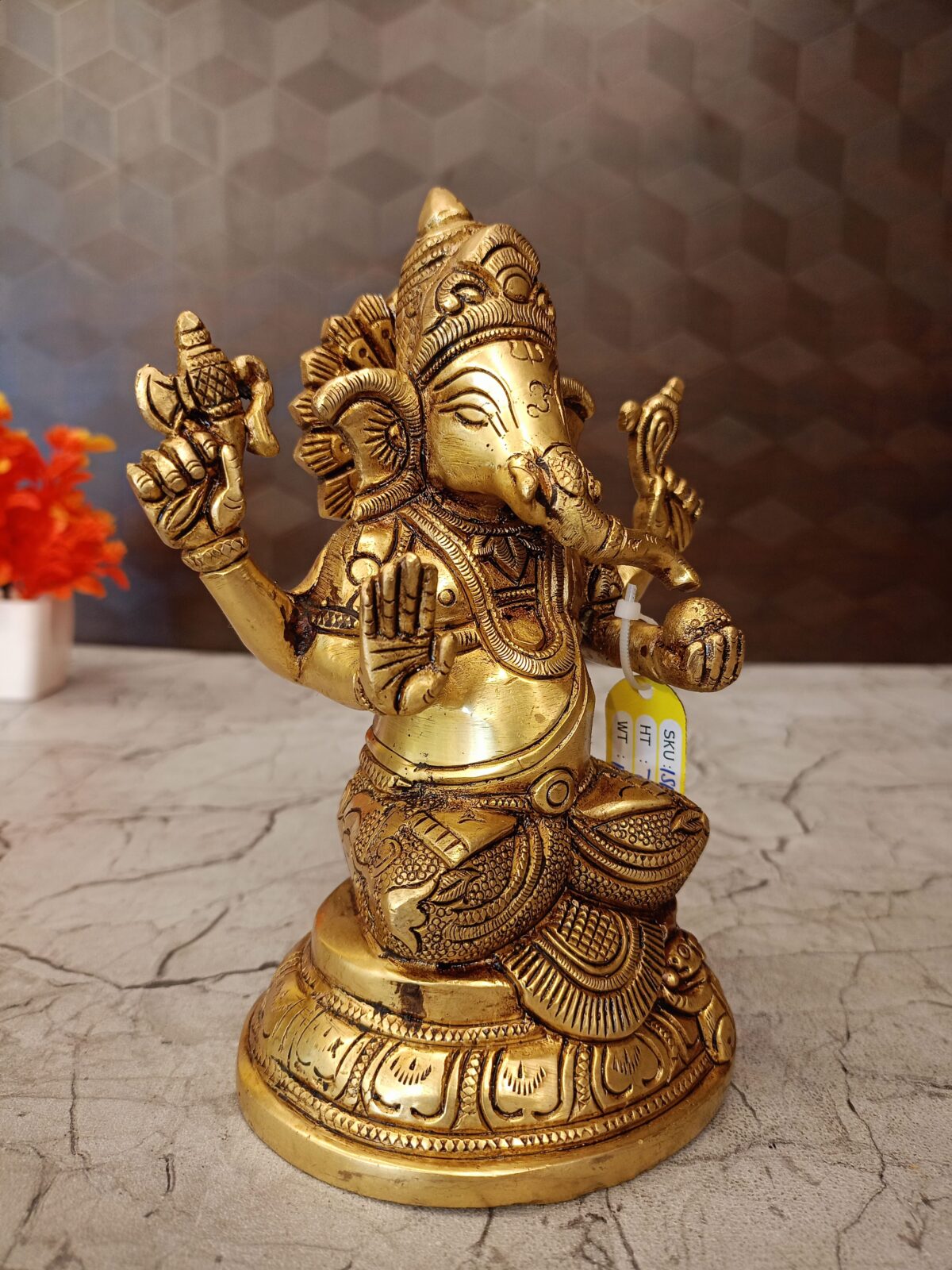 brass ganesha pooja gift antique vgocart coimbatore india2 1 scaled