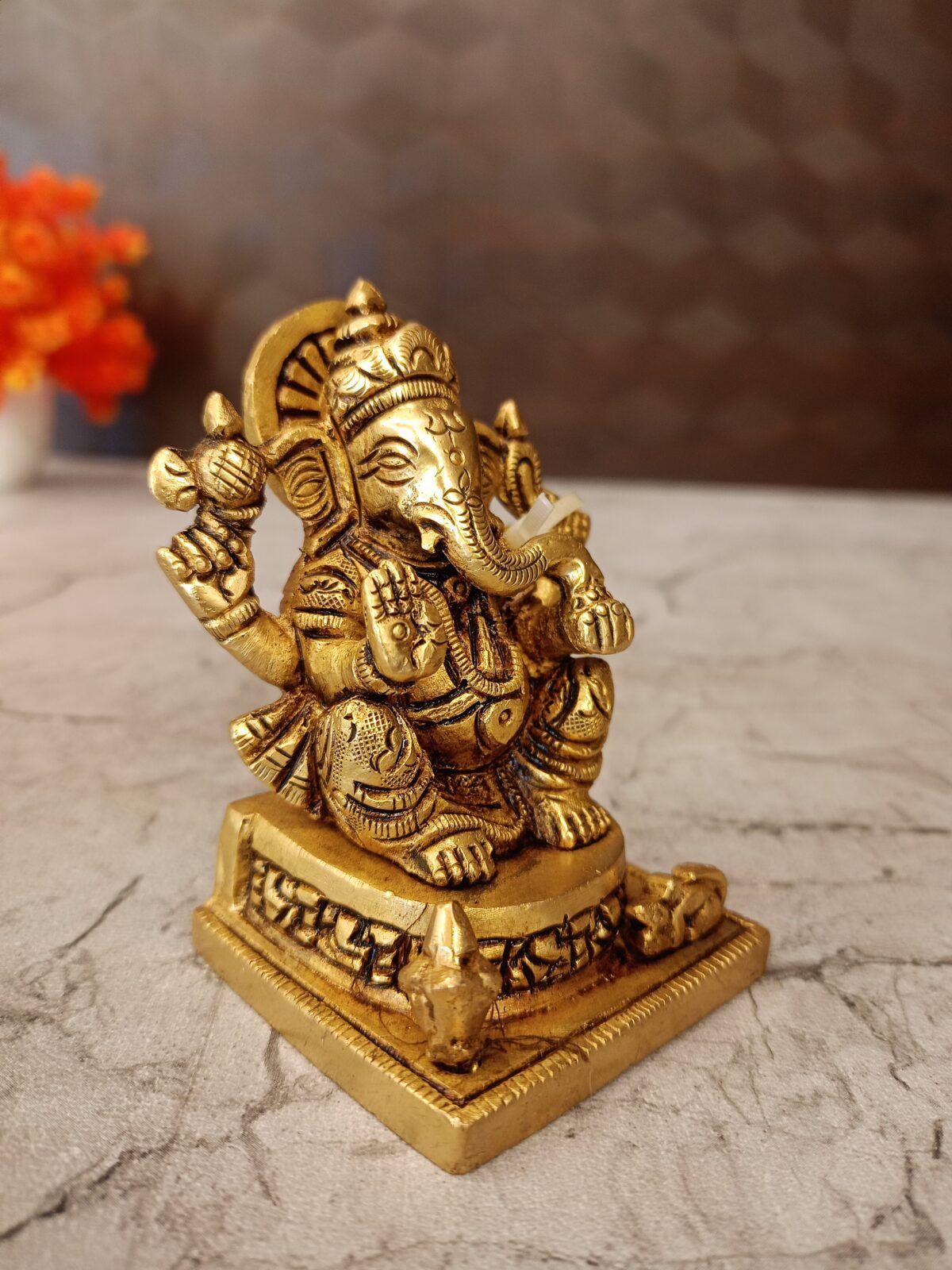 brass ganesha pooja gift antique vgocart coimbatore india2 scaled