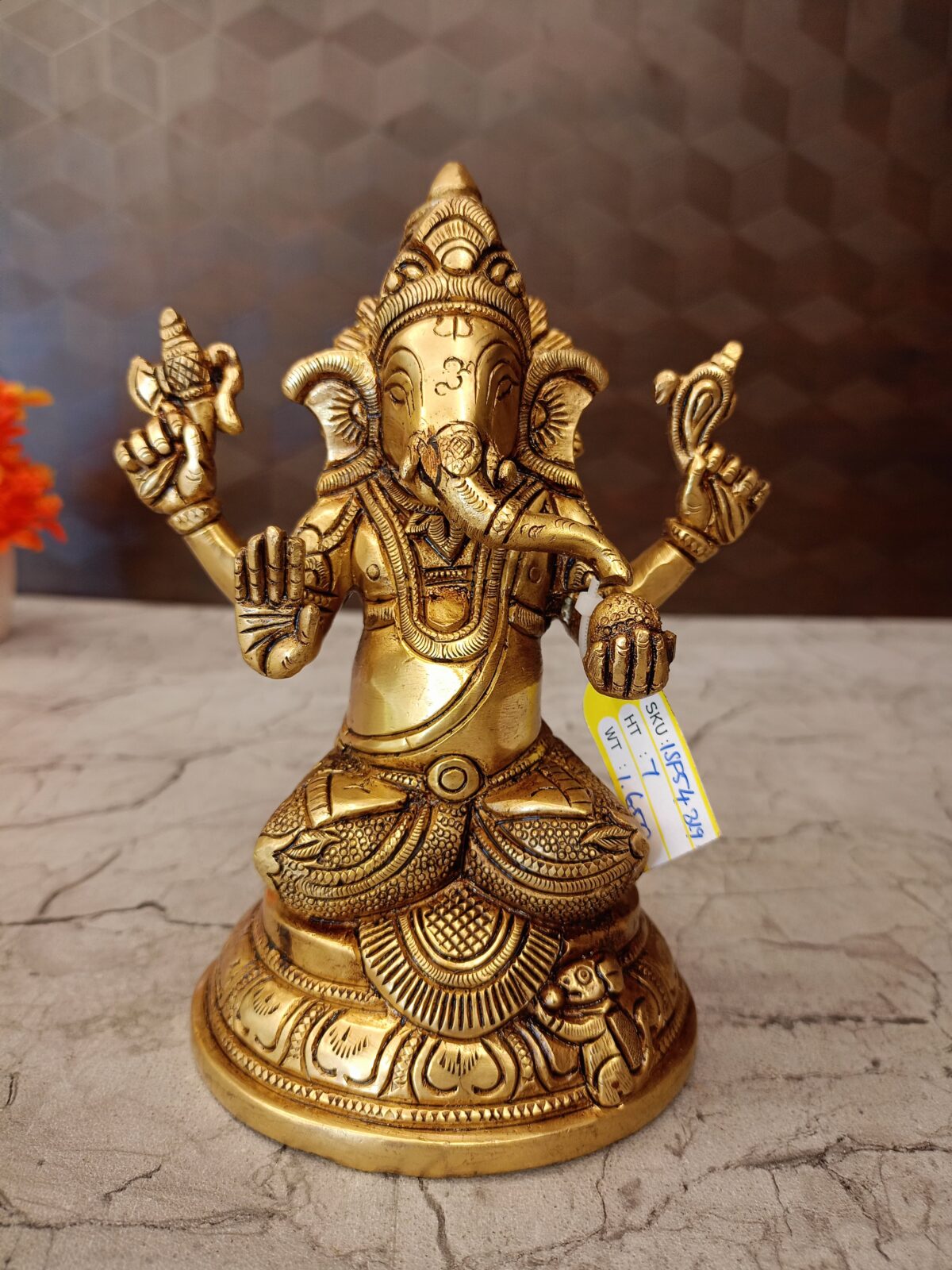 brass ganesha pooja gift antique vgocart coimbatore india3 scaled